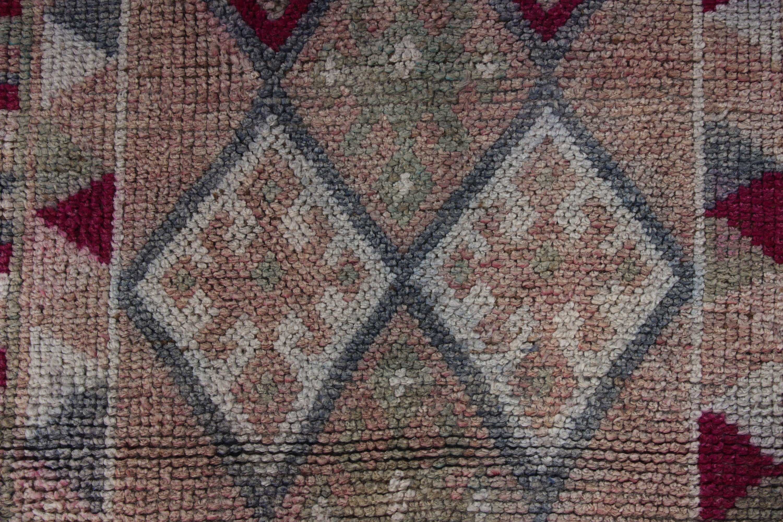 Türkiye Halısı, Kahverengi Yer Halıları, Koridor Halıları, Türk Halıları, Vintage Runner Halısı, 2.6x11.1 ft Runner Halısı, Vintage Halı, Oushak Halısı