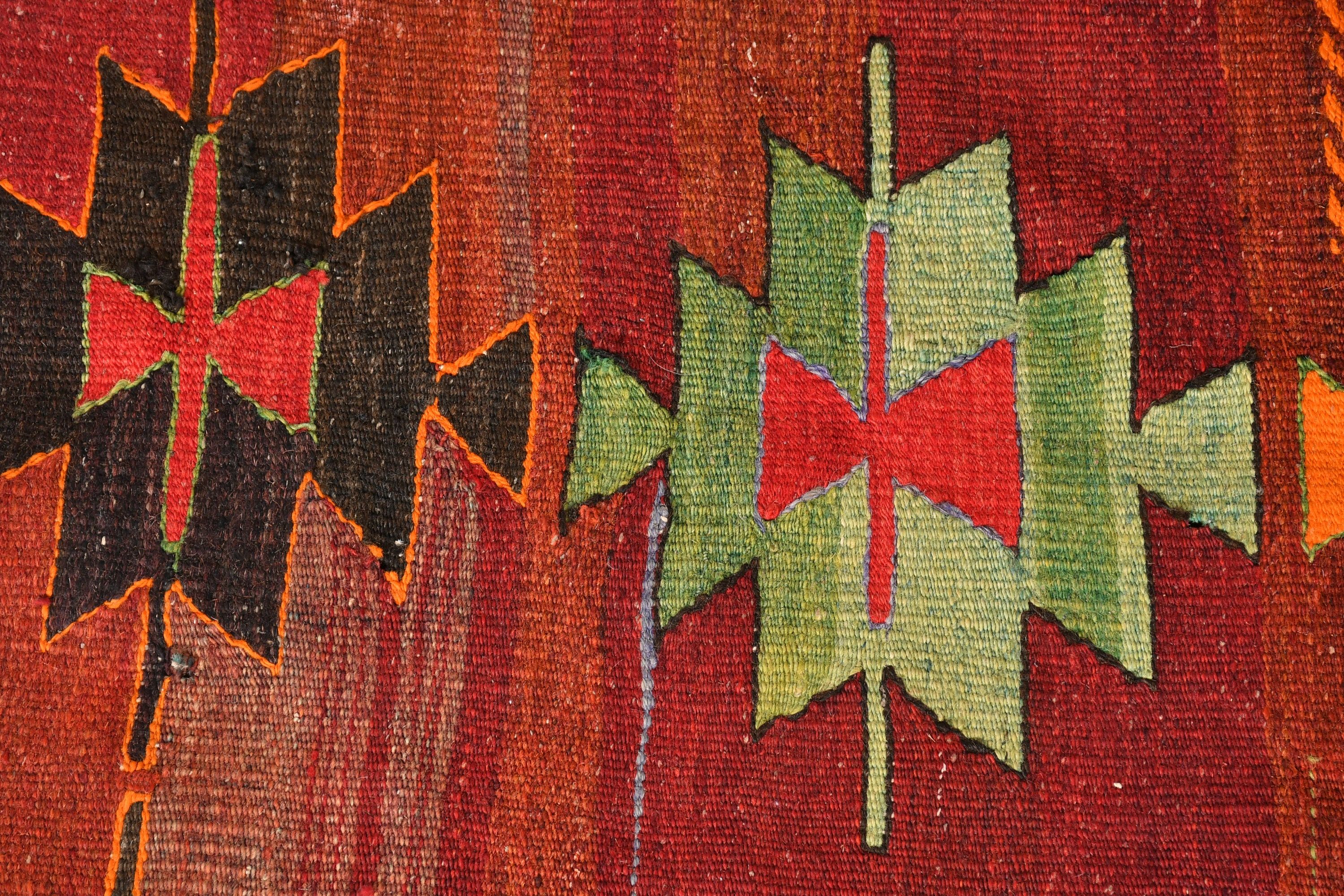 Yatak Odası Halısı, Oryantal Halı, Vintage Halı, Kilim, Türk Halısı, Çocuk Halısı, Kırmızı 4.4x6.2 ft Alan Halıları, Boho Halısı, Oushak Halısı