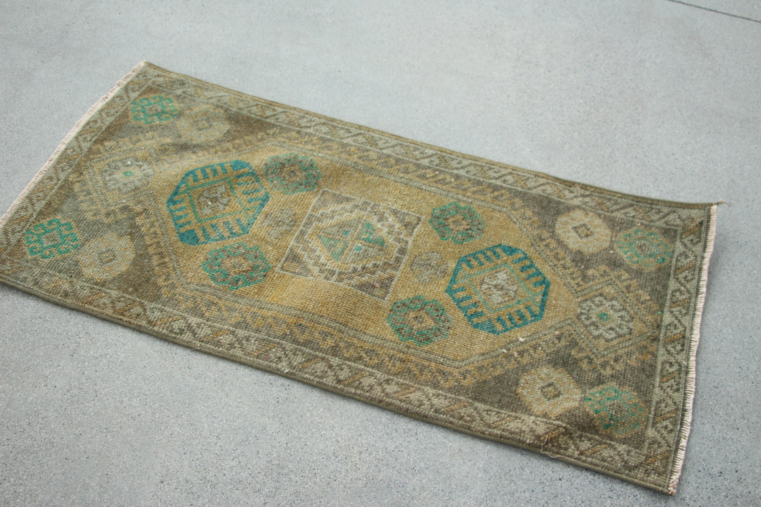 Türk Halıları, Mutfak Halıları, Çocuk Halısı, Vintage Halı, Nötr Halı, 1,7x3,3 ft Küçük Halılar, Kahverengi Yer Halısı, Lüks Halılar, Kapı Paspası Halıları