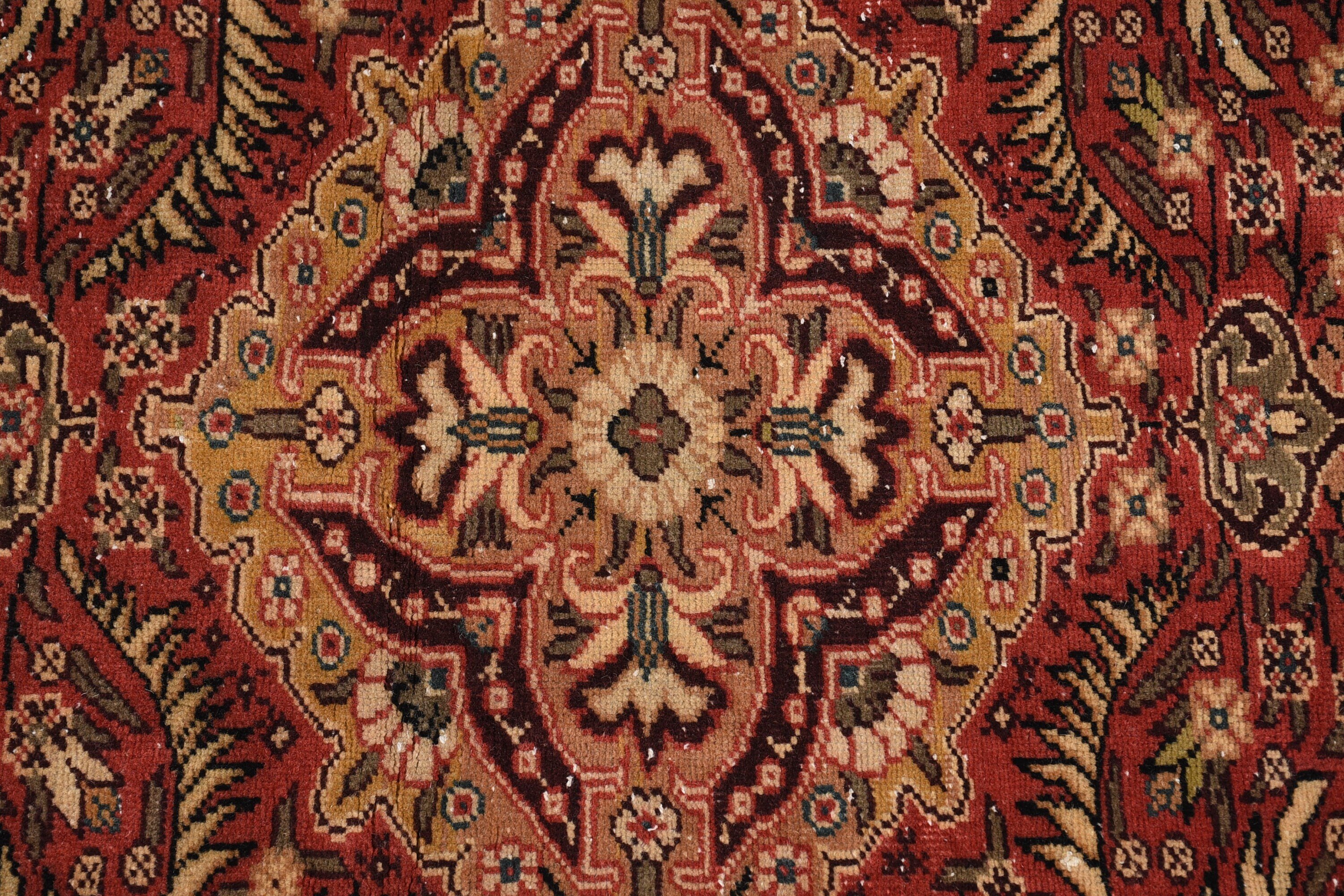 Mutfak Halısı, Oturma Odası Halıları, Bej Antika Halılar, Vintage Halı, Oushak Halı, Soluk Halı, 6.6x9.6 ft Büyük Halılar, Salon Halıları, Türk Halısı