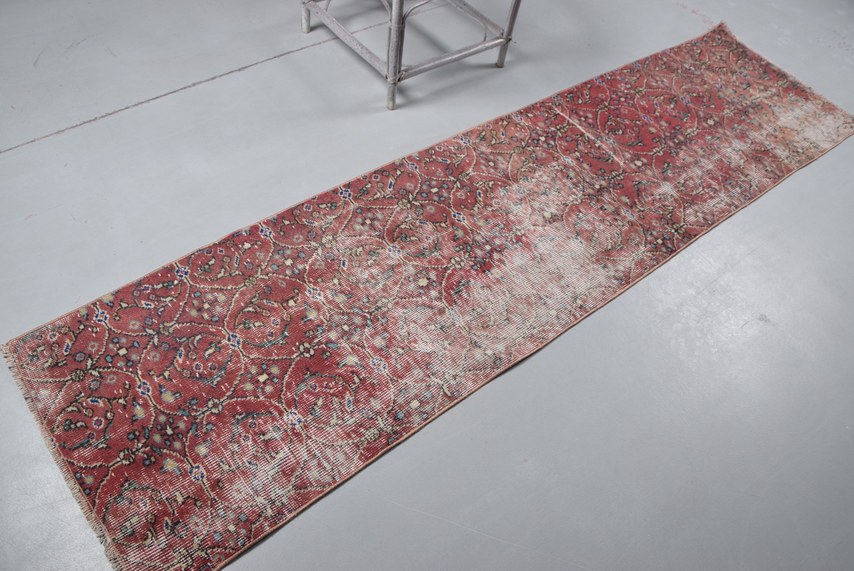 2.2x8.9 ft Runner Halıları, Fas Halısı, Türk Halıları, Mutfak Halısı, Kırmızı Anadolu Halıları, Kabile Halısı, Merdiven Halıları, Vintage Halı, Yün Halılar