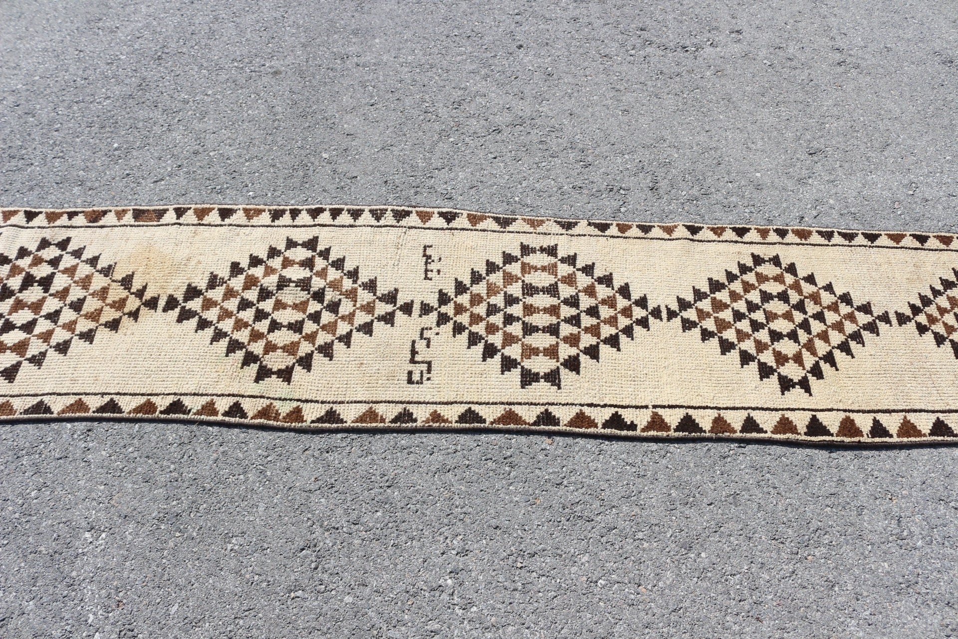 Hallway Rug, Rugs for Kitchen, Vintage Rug, Antique Rug, Turkish Rug, Dorm Rug, 2x10.7 ft Runner Rugs, Beige Moroccan Rug, Cool Rug