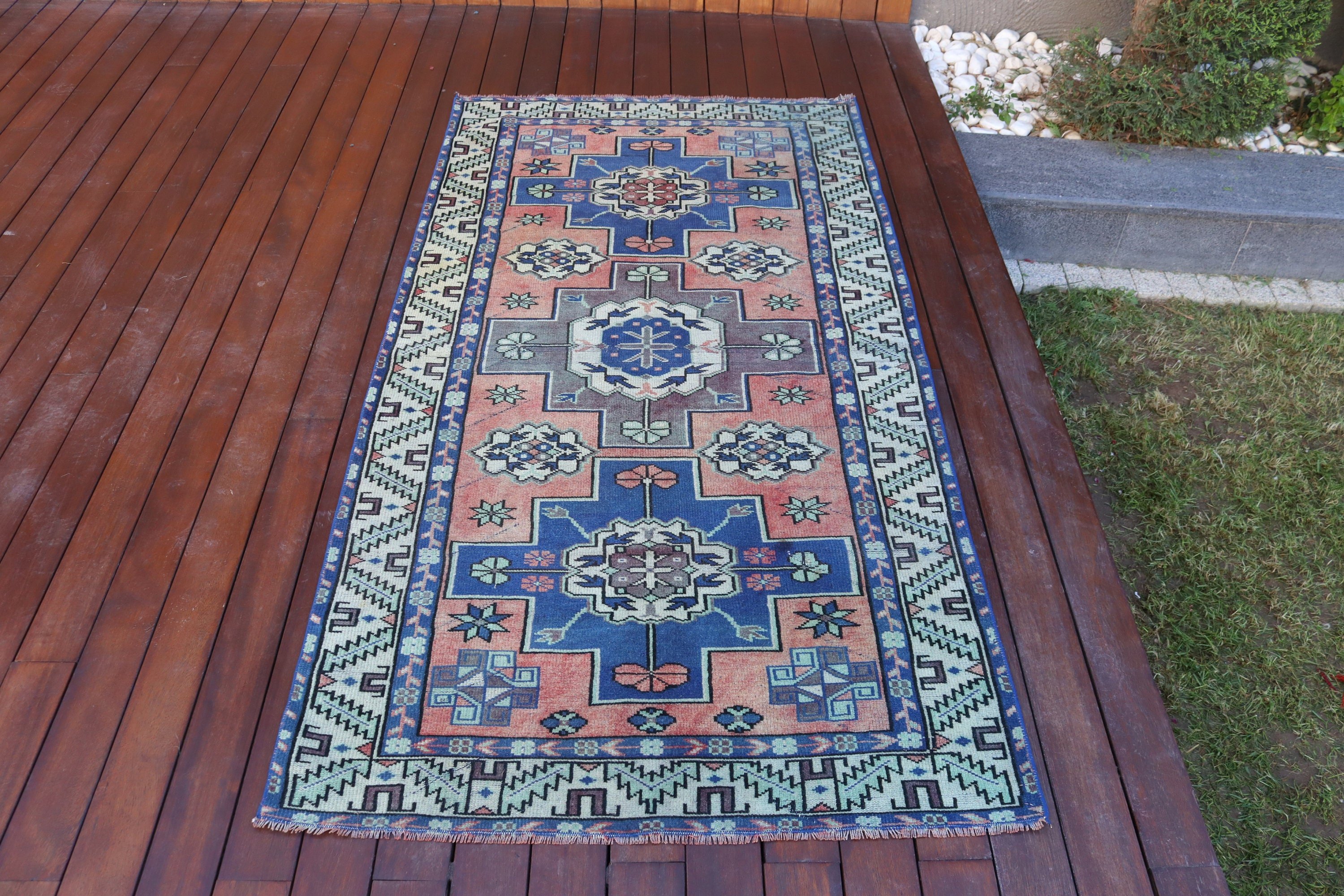 Boho Accent Halı, Kırmızı Yatak Odası Halıları, Dekoratif Halı, 3.1x6 ft Vurgulu Halılar, Türk Halısı, Lüks Halılar, Vintage Halılar, Nötr Halı