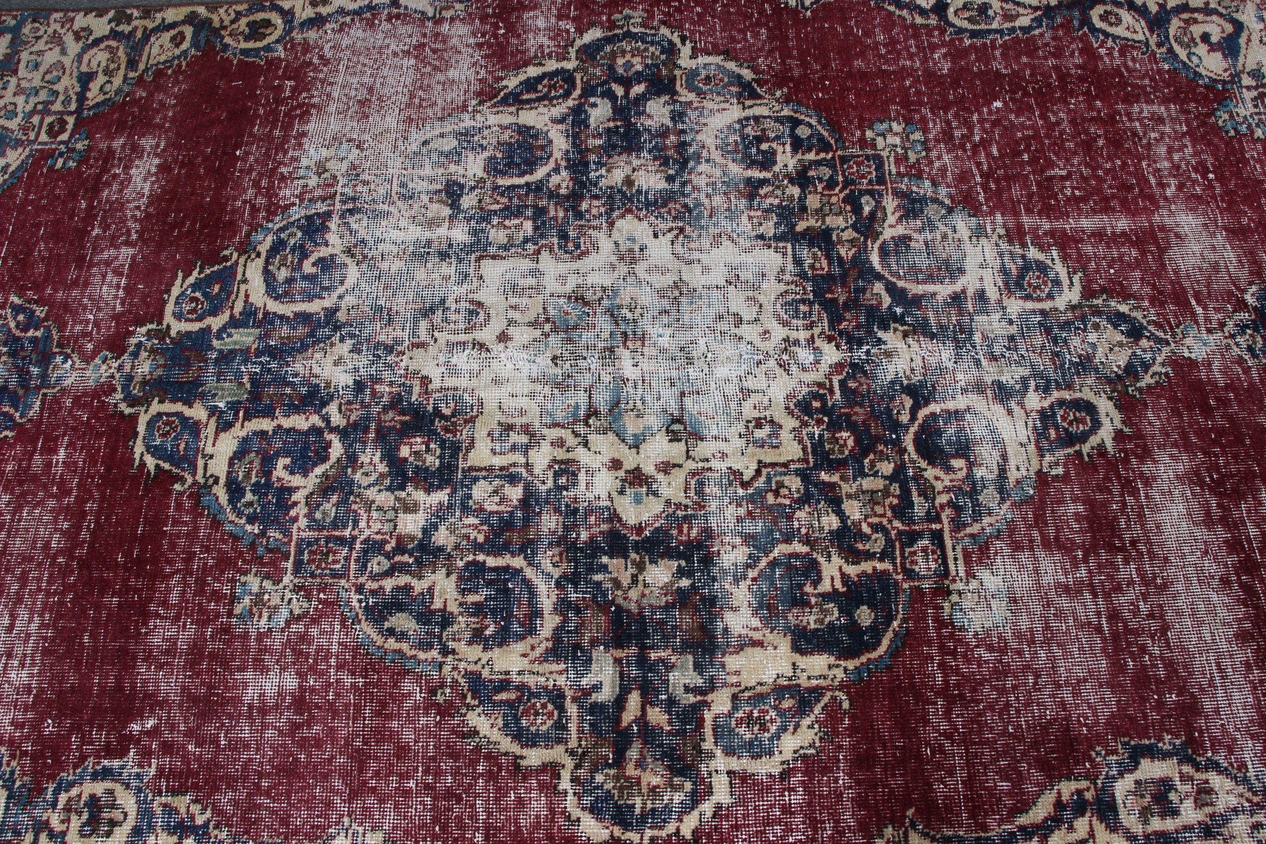 4.2x8.4 ft Alan Halıları, Kabile Halıları, Vintage Halı, Yemek Odası Halısı, Türk Halıları, Mavi Lüks Halı, Modern Halılar, El Dokuma Halı, Çocuk Halısı