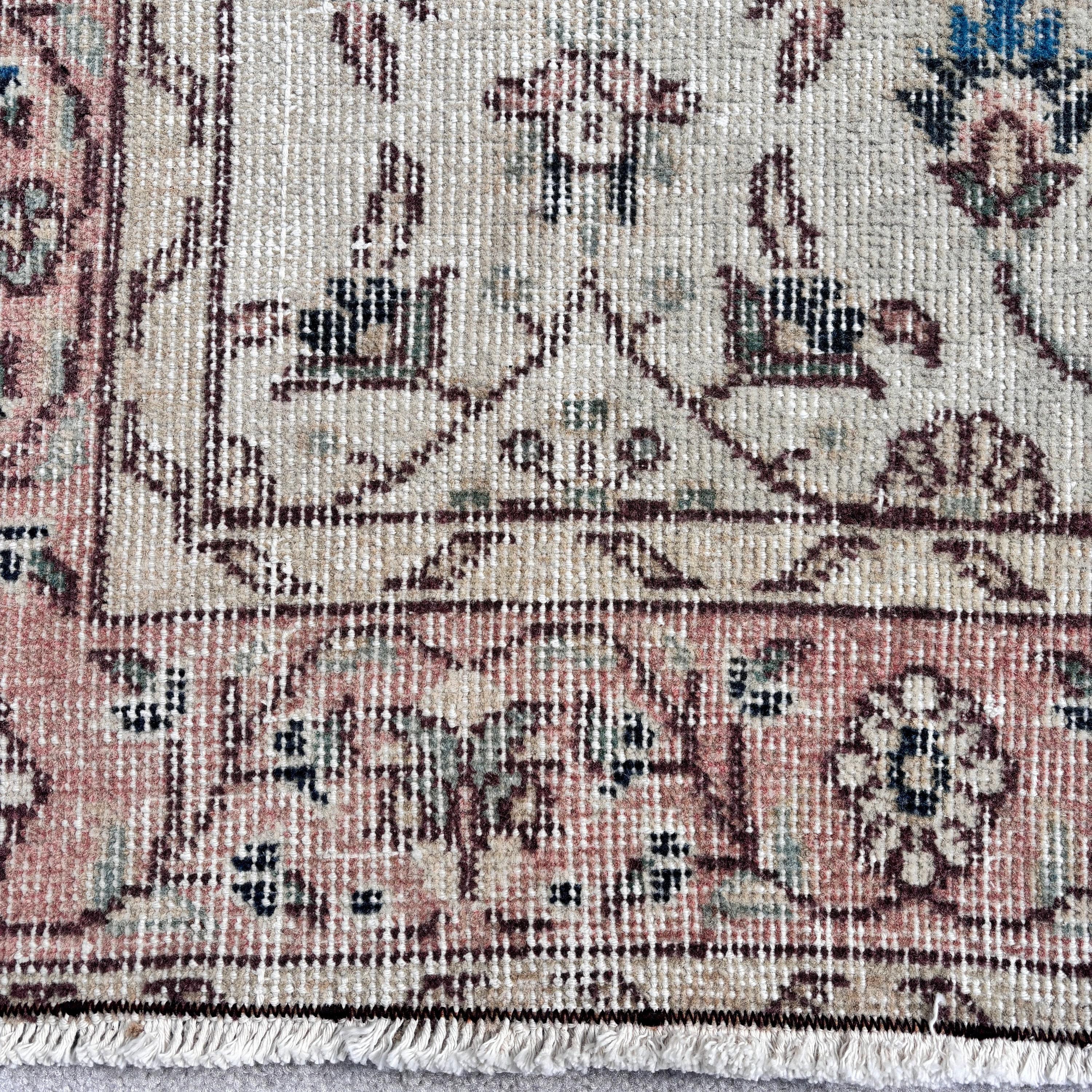 Boho Area Rugs, Turkish Rugs, Beige Cool Rug, Luxury Rugs, Rugs for Indoor, 3.6x6.8 ft Area Rugs, Vintage Rugs, Floor Rug