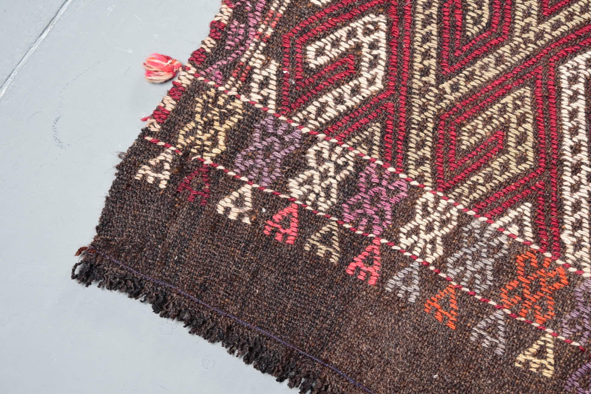 Yatak Odası Halıları, Kilim, Türk Halısı, Mutfak Halıları, Boho Halıları, Yün Halısı, Vintage Dekor Halısı, Vintage Halısı, Çocuk Odası Halıları, 4,9x5,2 ft Alan Halıları