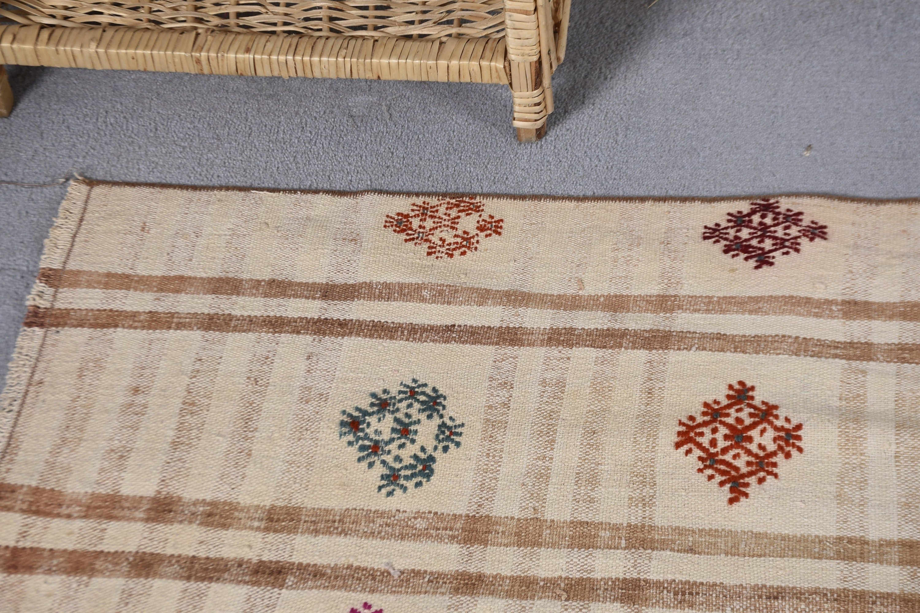 Beni Ourain Runner için Halılar, Lüks Halı, 2,3x9,8 ft Runner Halısı, Kahverengi Havalı Halılar, Vintage Halılar, Anadolu Halısı, Türk Halıları, Koridor Halısı