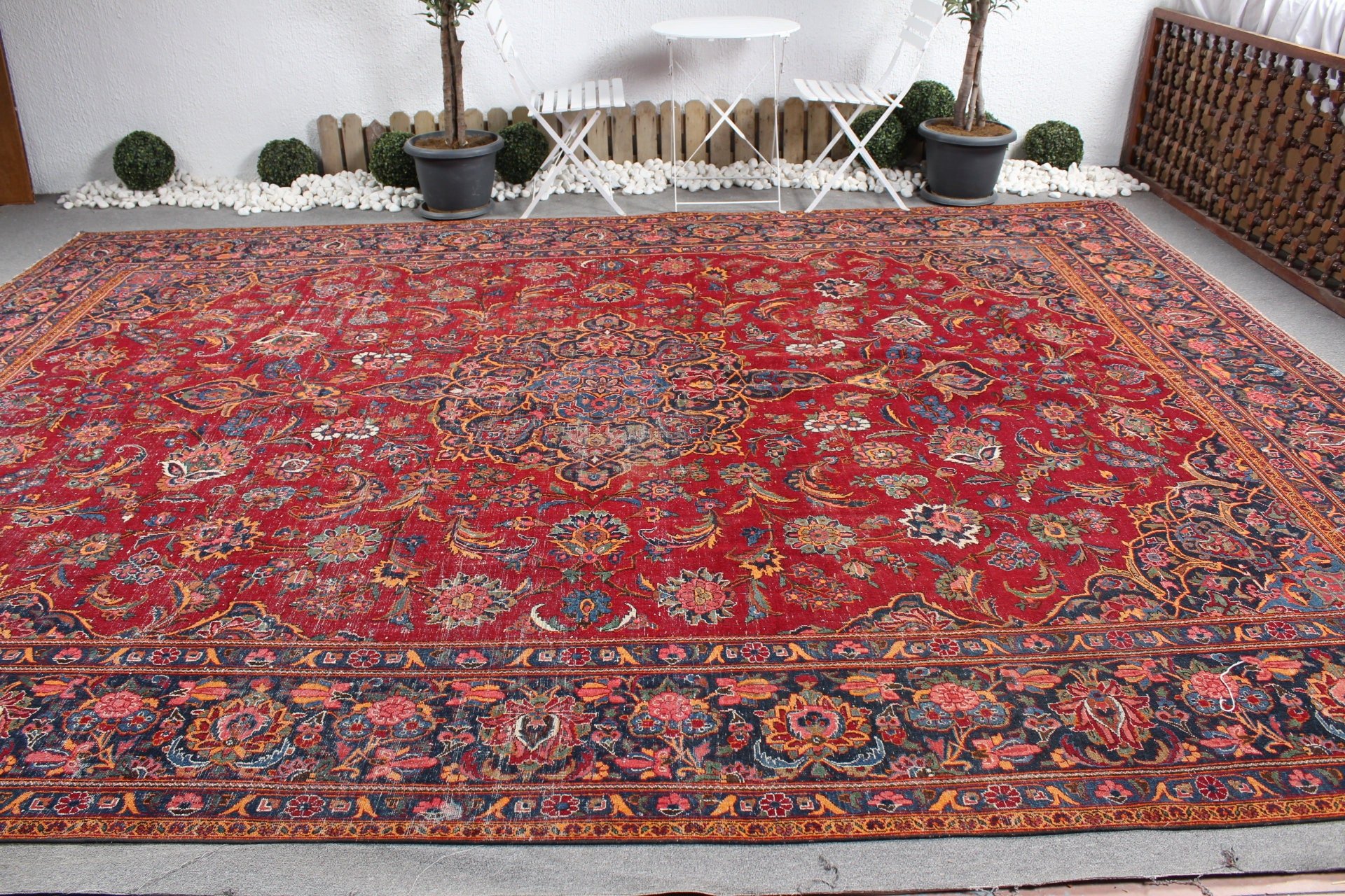 Kırmızı Fas Halısı, 10.6x14.6 ft Büyük Boy Halı, Fas Halıları, Yatak Odası Halıları, Vintage Halılar, Oturma Odası Halısı, Türk Halısı, Yemek Odası Halısı