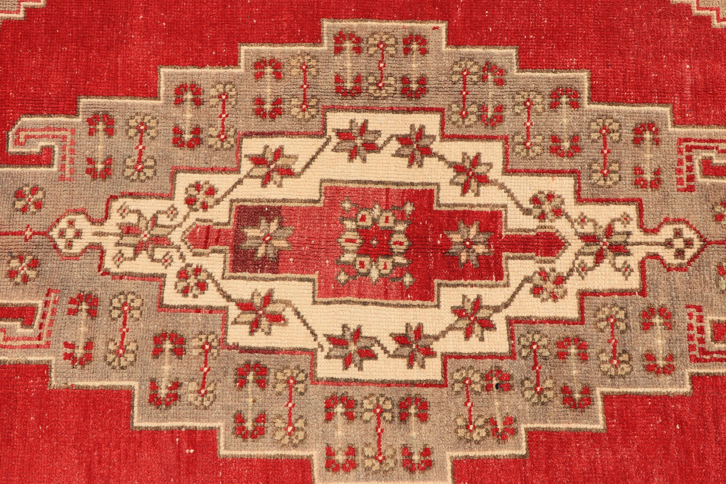 4.8x10.1 ft Large Rug, Rugs for Dining Room, Red Bedroom Rugs, Turkish Rugs, Vintage Rug, Anatolian Rugs, Moroccan Rug, Dining Room Rug