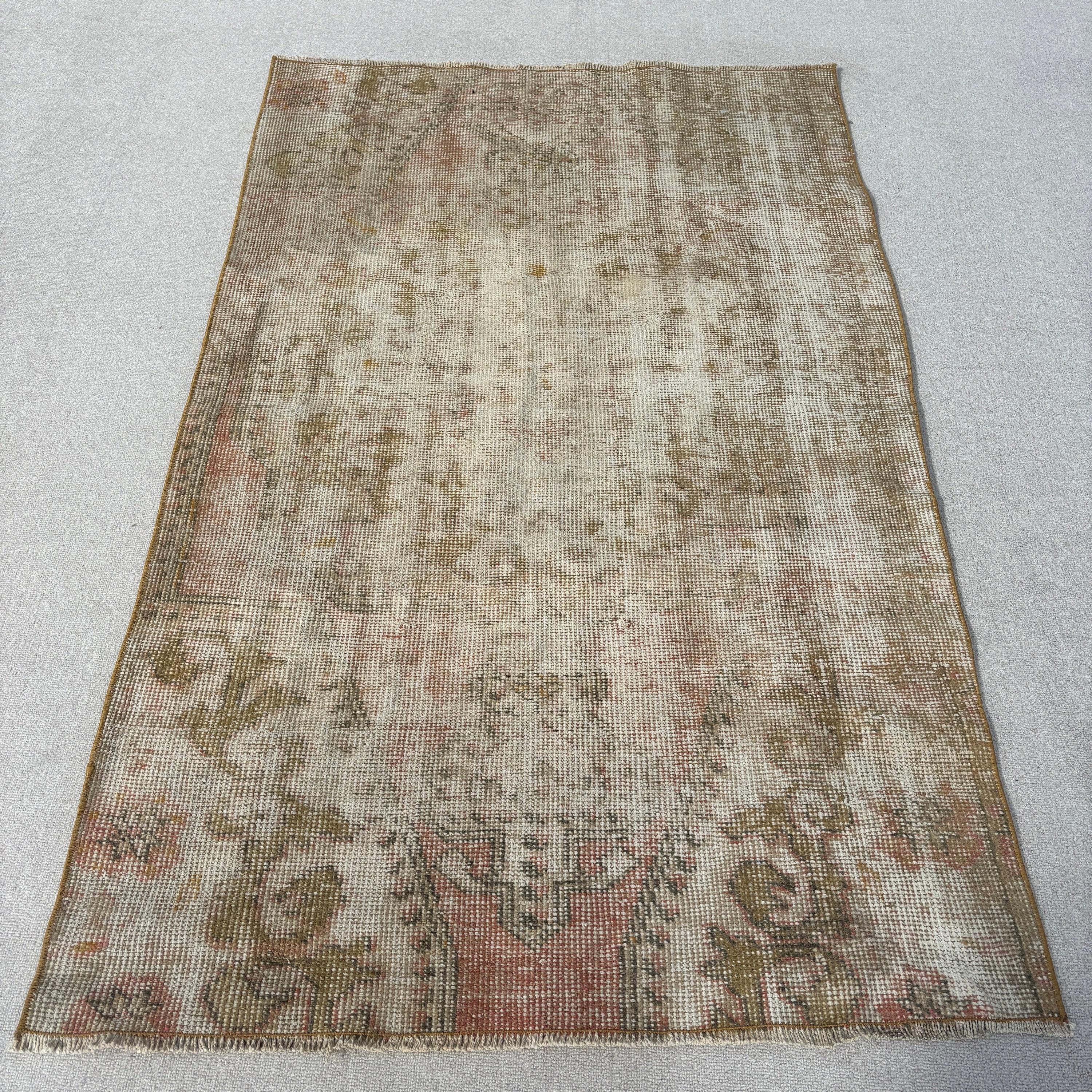 Türk Halısı, Yatak Odası Halıları, Vintage Halılar, Oushak Halısı, Giriş Halısı, Mutfak Halıları, 3,5x5,5 ft Accent Halıları, Bej Anadolu Halıları, Boho Halıları