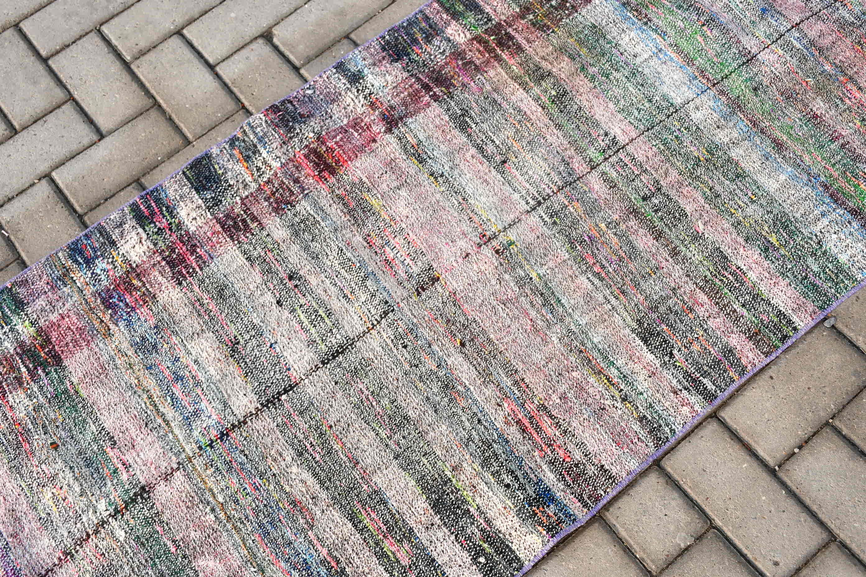 Vintage Halı, Mutfak Halıları, Yer Halısı, Mor Yün Halılar, 2.5x9.8 ft Runner Halısı, Kilim, Merdiven Halıları, Koridor Halıları, Özel Halılar, Türk Halısı