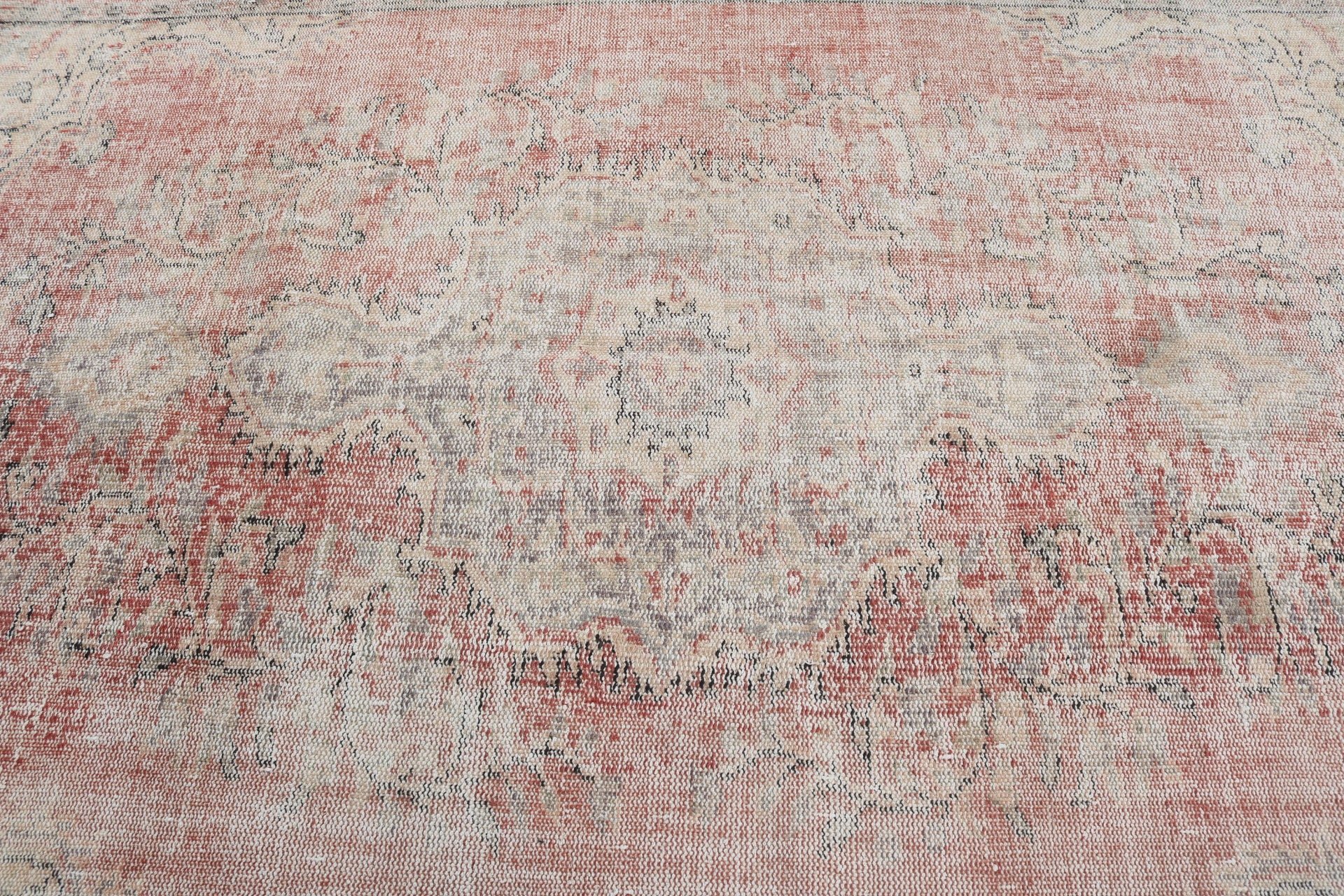 5.8x8.6 ft Large Rugs, Red Geometric Rugs, Vintage Rugs, Ethnic Rugs, Anatolian Rug, Dining Room Rugs, Turkish Rugs, Modern Rug, Salon Rugs