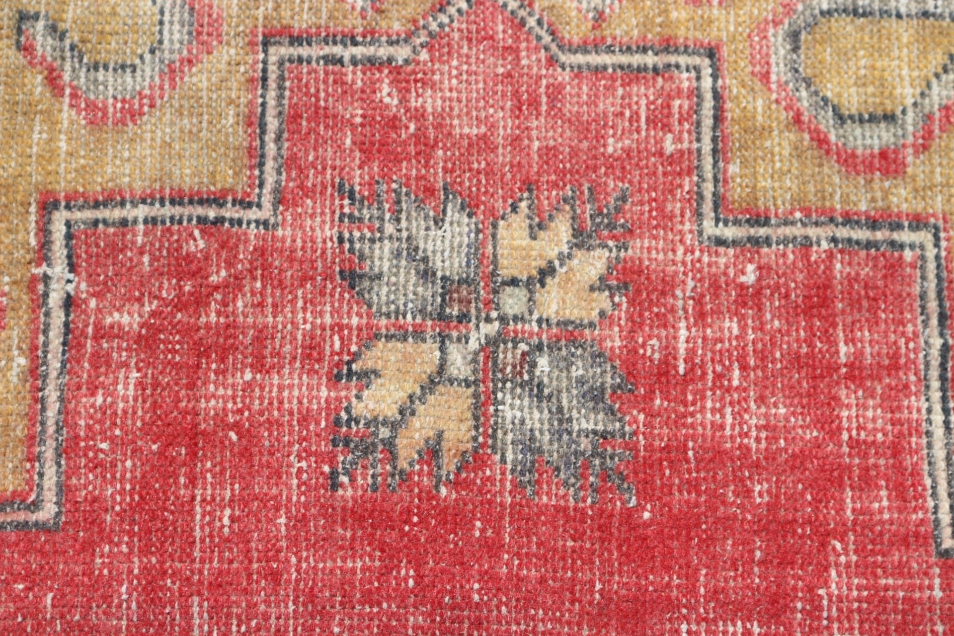 Bedroom Rug, Antique Rug, Dining Room Rugs, Turkish Rug, 4.3x9.1 ft Area Rug, Vintage Rugs, Rugs for Nursery, Wool Rug, Red Oriental Rugs
