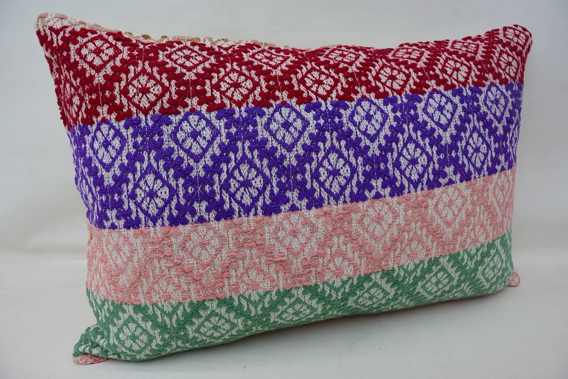 16"x24" Blue Pillow, Sofa Pillow Cover, Vintage Kilim Pillow, Home Decor Pillow, Boho Pillow Sham Cover, Handwoven Pillow Cover Cushion