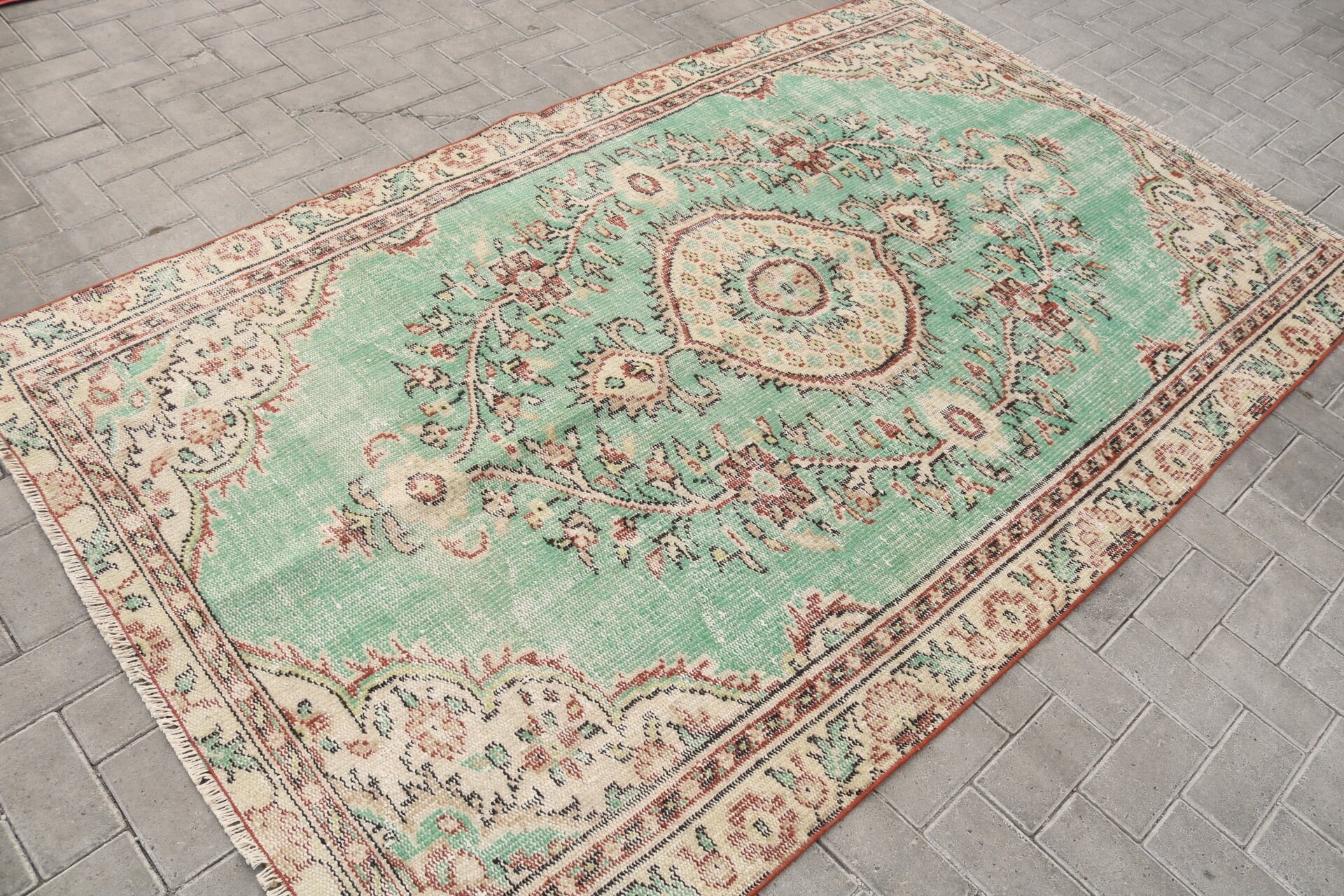 Living Room Rugs, 4.8x7.9 ft Area Rugs, Rugs for Bedroom, Ethnic Rug, Kitchen Rug, Moroccan Rug, Vintage Rugs, Turkish Rug, Dining Room Rug