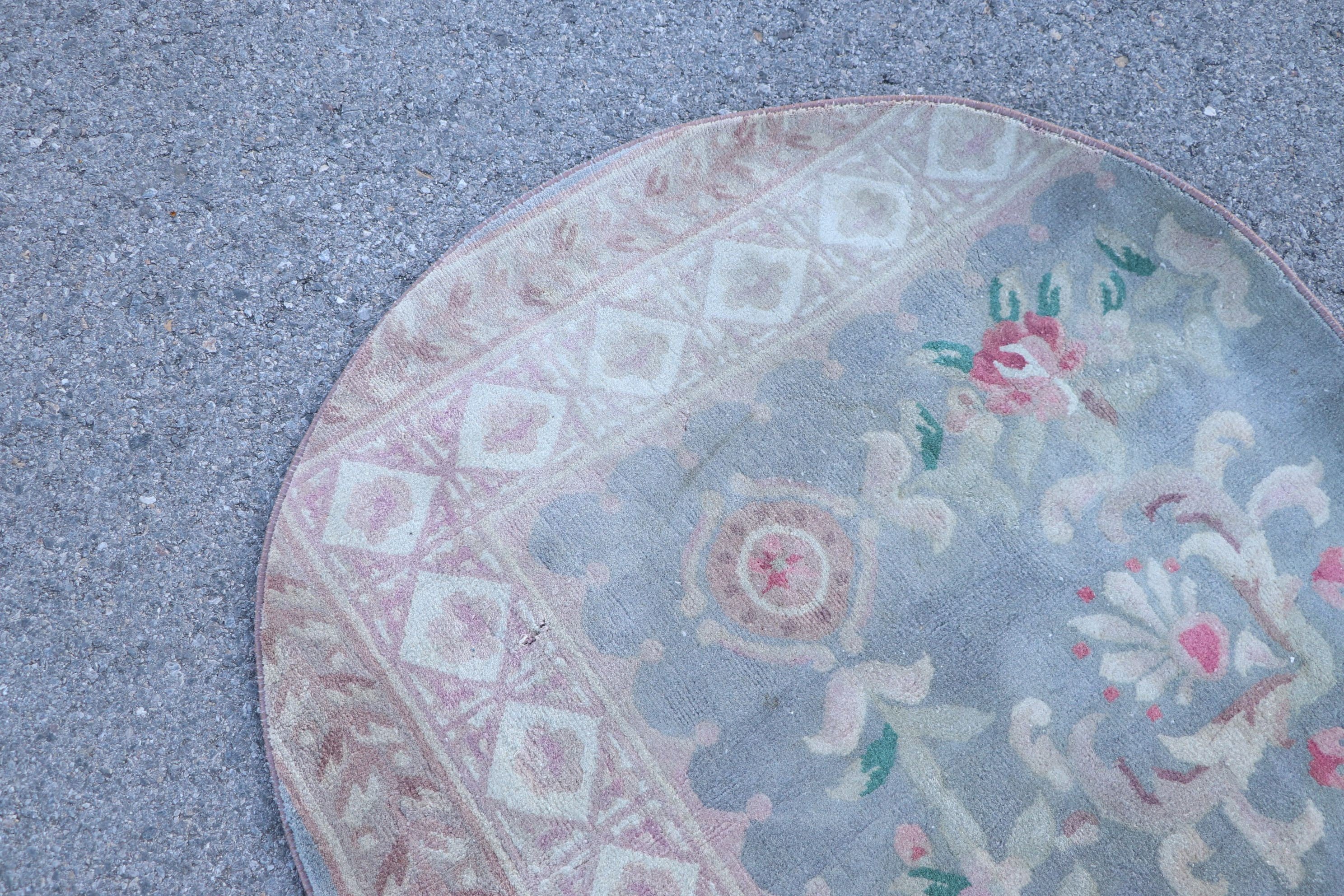 Yün Halı, Kapı Paspas Halıları, Vintage Halı, Giriş Halıları, Havalı Halı, Türk Halıları, Yeşil Oryantal Halılar, 3,3x3,3 ft Küçük Halılar, Giriş Halısı