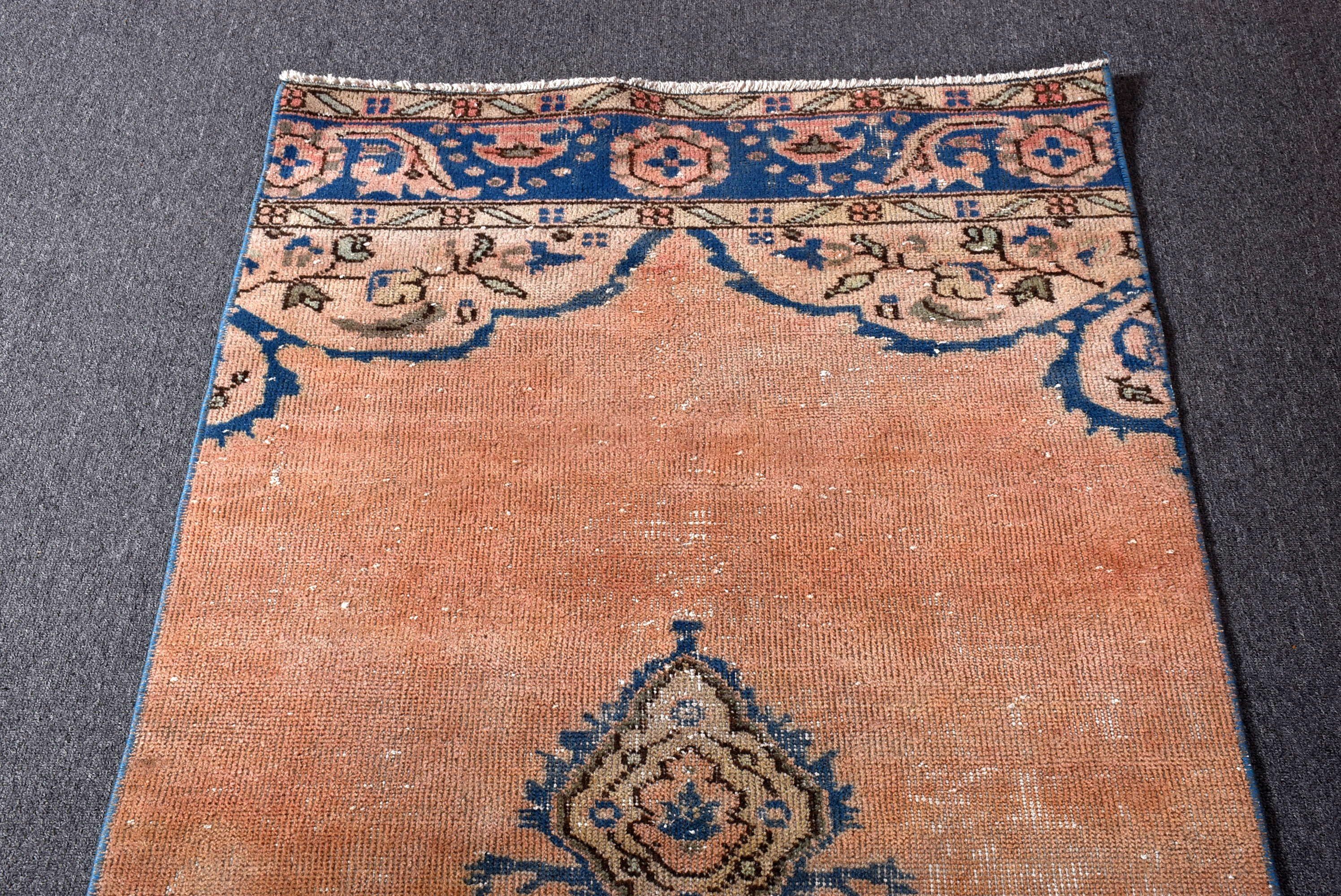 El Dokuma Halı, Vintage Yolluk Halıları, Pembe Fas Halıları, Türk Halısı, Açıklama Halıları, 2.8x9.4 ft Runner Halıları, Vintage Halılar