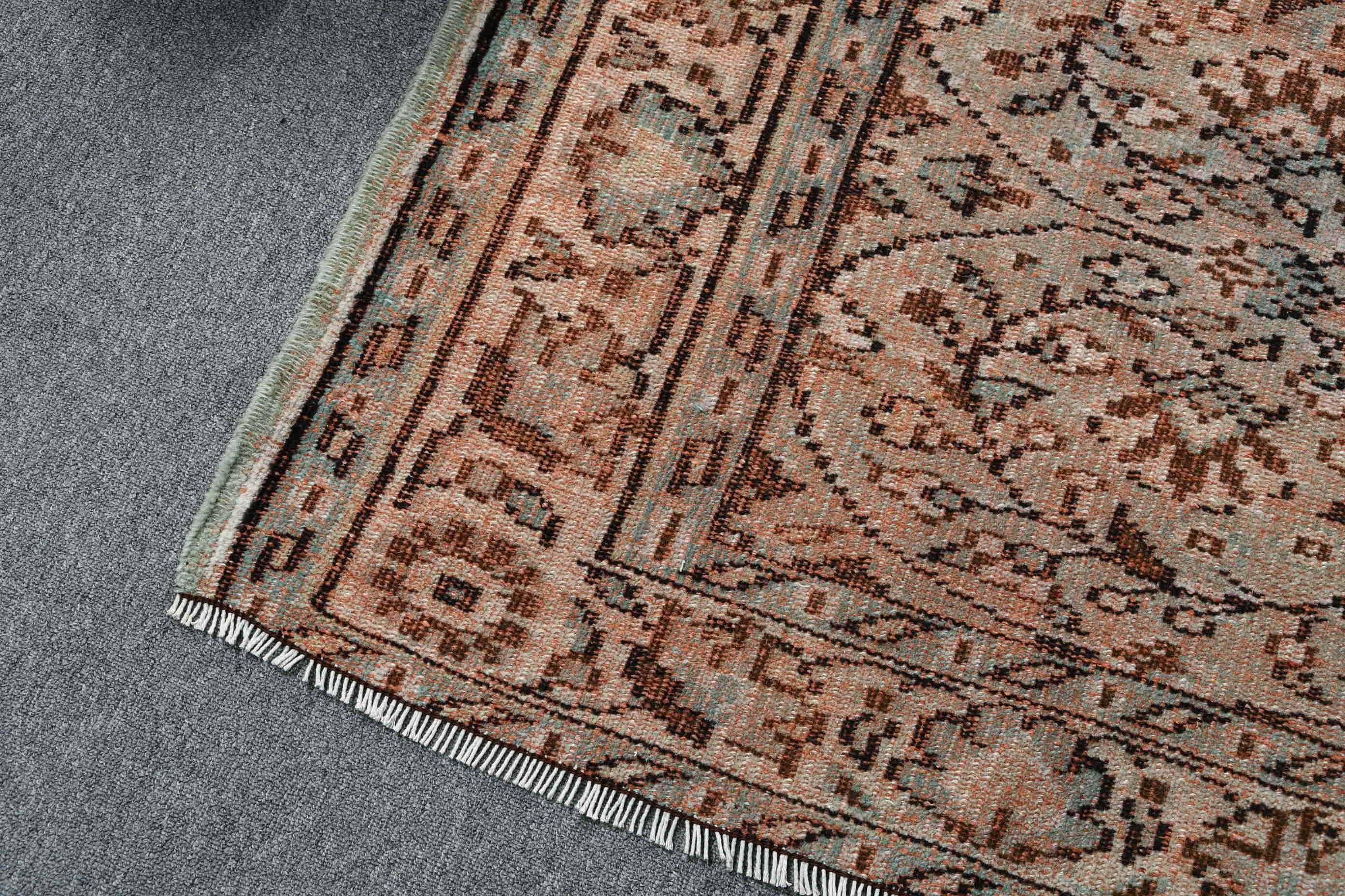 Vintage Halı, Türk Halıları, Salon Halısı, Kahverengi Havalı Halılar, Salon Halıları, Yemek Odası Halısı, Havalı Halılar, 5,4x8,1 ft Büyük Halılar, Yer Halıları