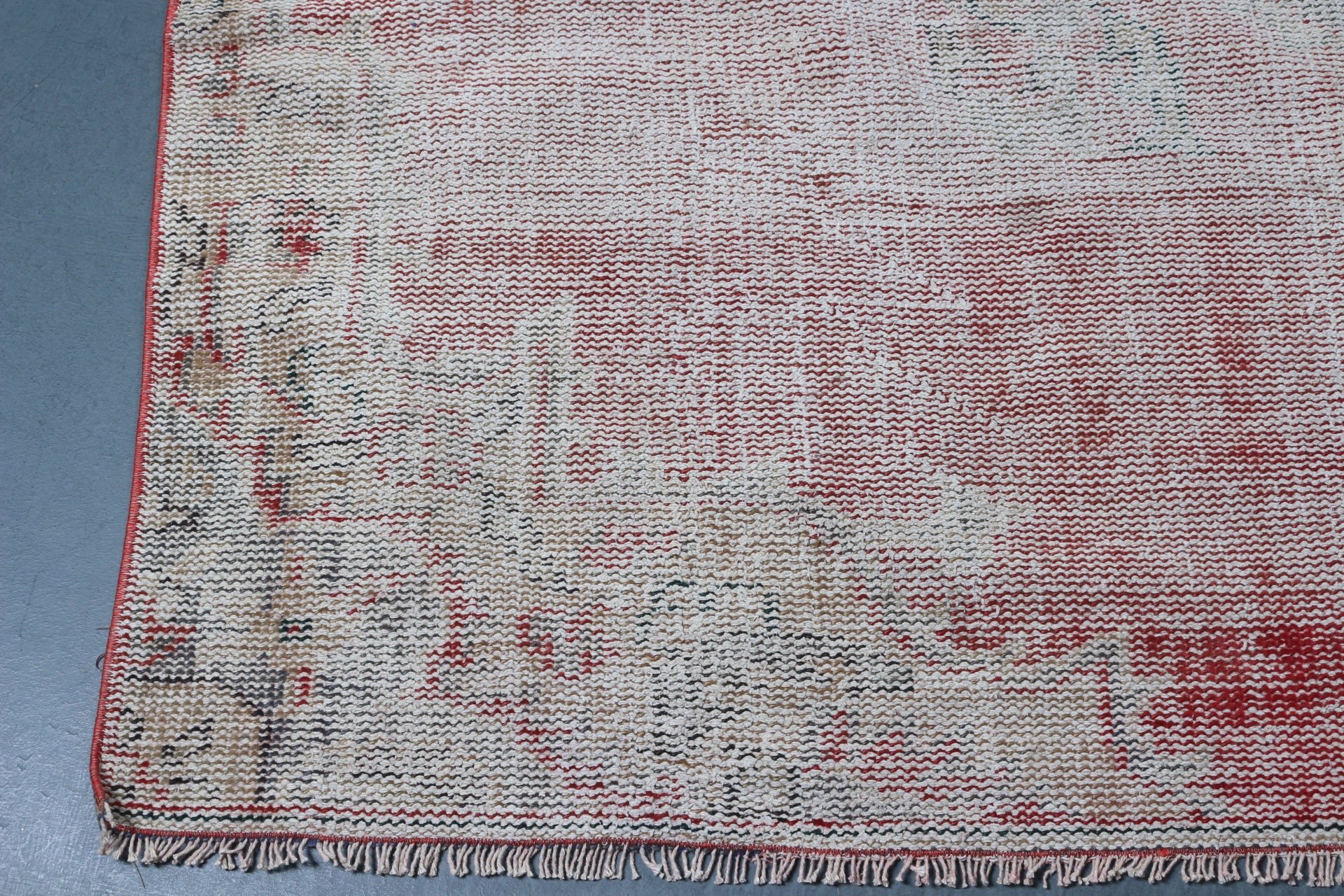 Turkish Rug, Dining Room Rugs, Oriental Rug, Pale Rug, Living Room Rugs, Red Oriental Rugs, Vintage Rugs, 5.6x9 ft Large Rugs