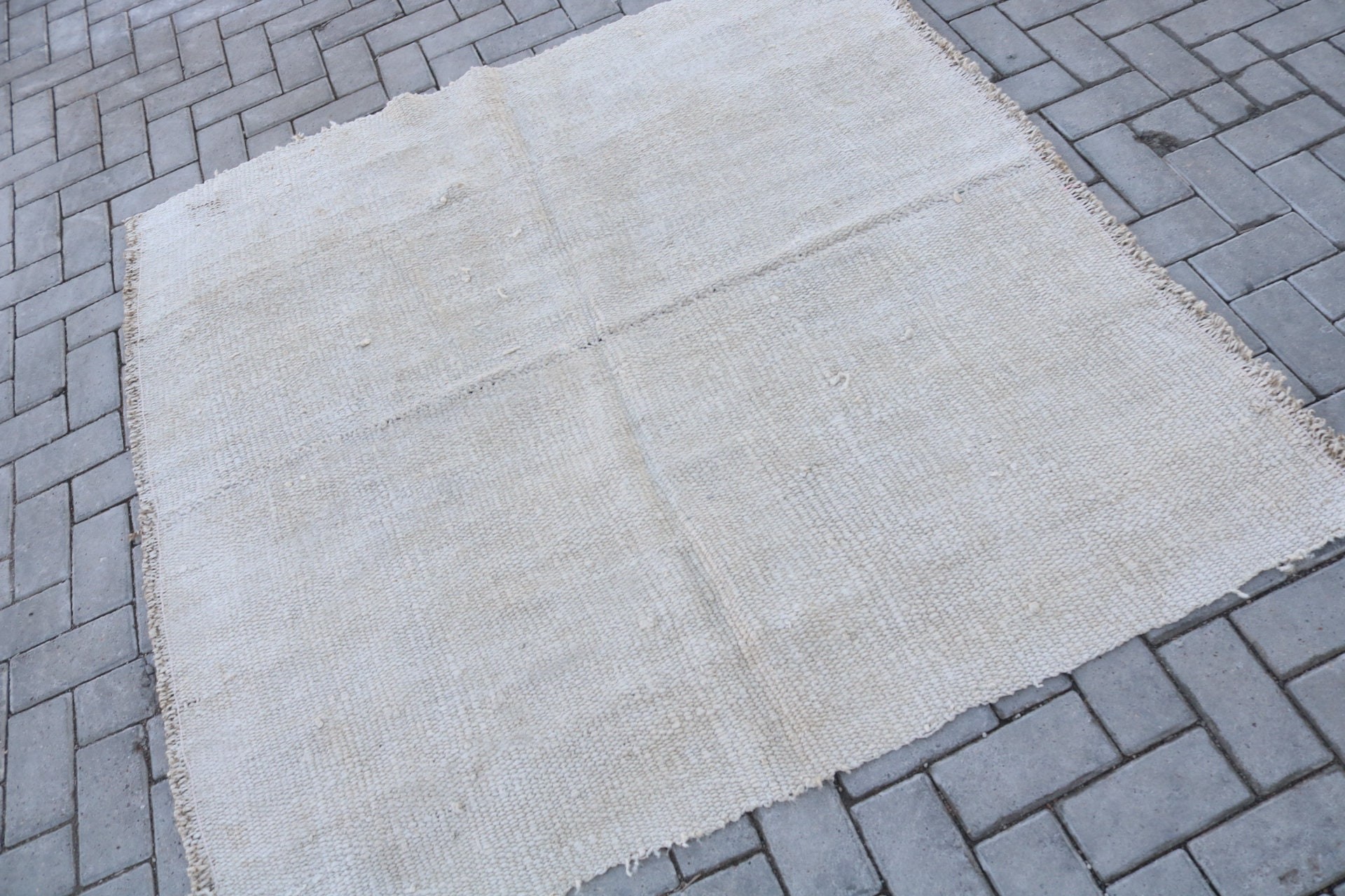 Türk Bölge Halıları, Oturma Odası Halıları, Renkli Halı, Mutfak Halısı, Vintage Halı, Eski Halı, 5.1x4.9 ft Alan Halıları, Türk Halısı, Oushak Halısı