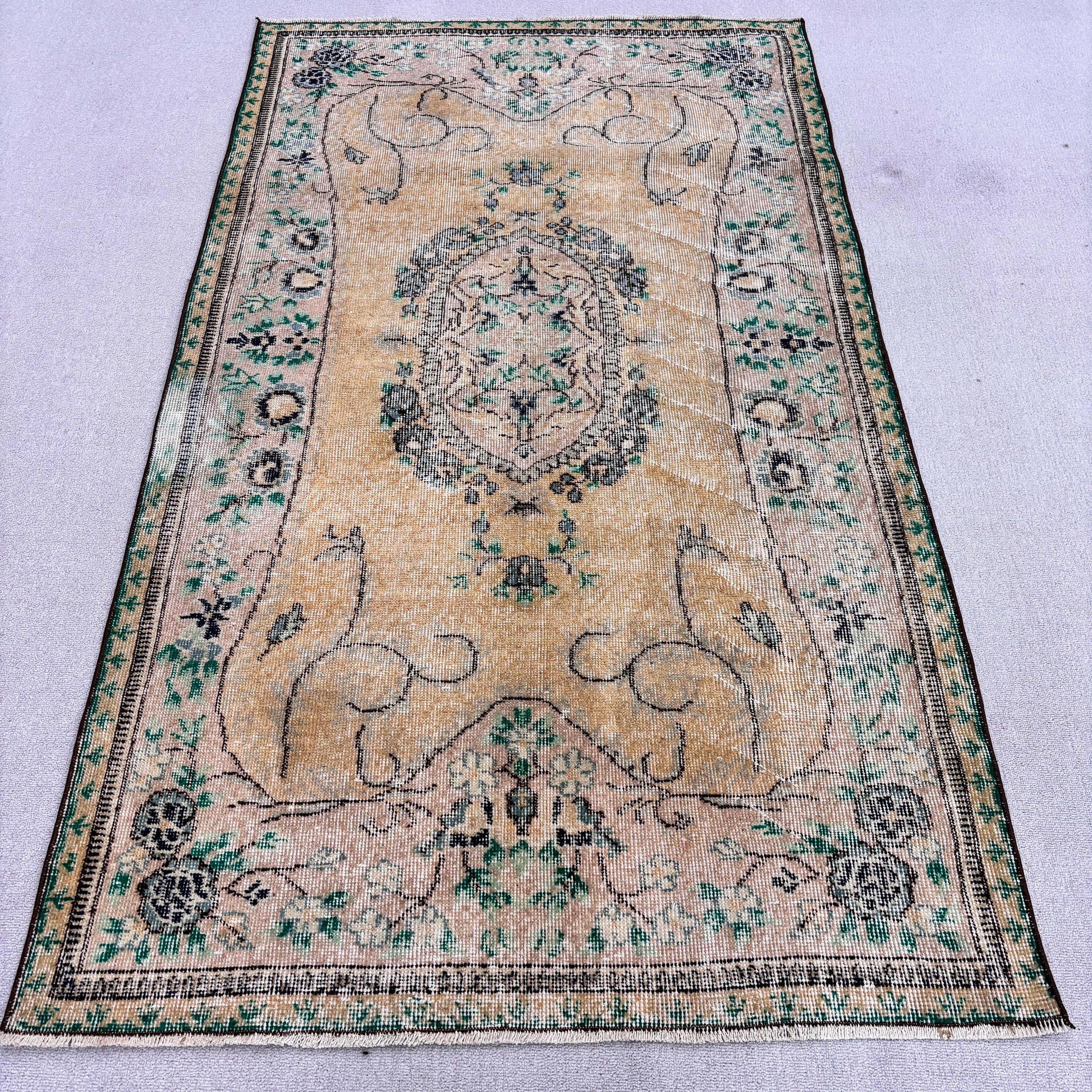 Çocuk Odası Halıları, Vintage Halılar, Boho Halı, Türk Halıları, 3,9x6,7 ft Alan Halısı, Yer Halısı, Lüks Halılar, Mutfak Halıları, Bej Yatak Odası Halısı