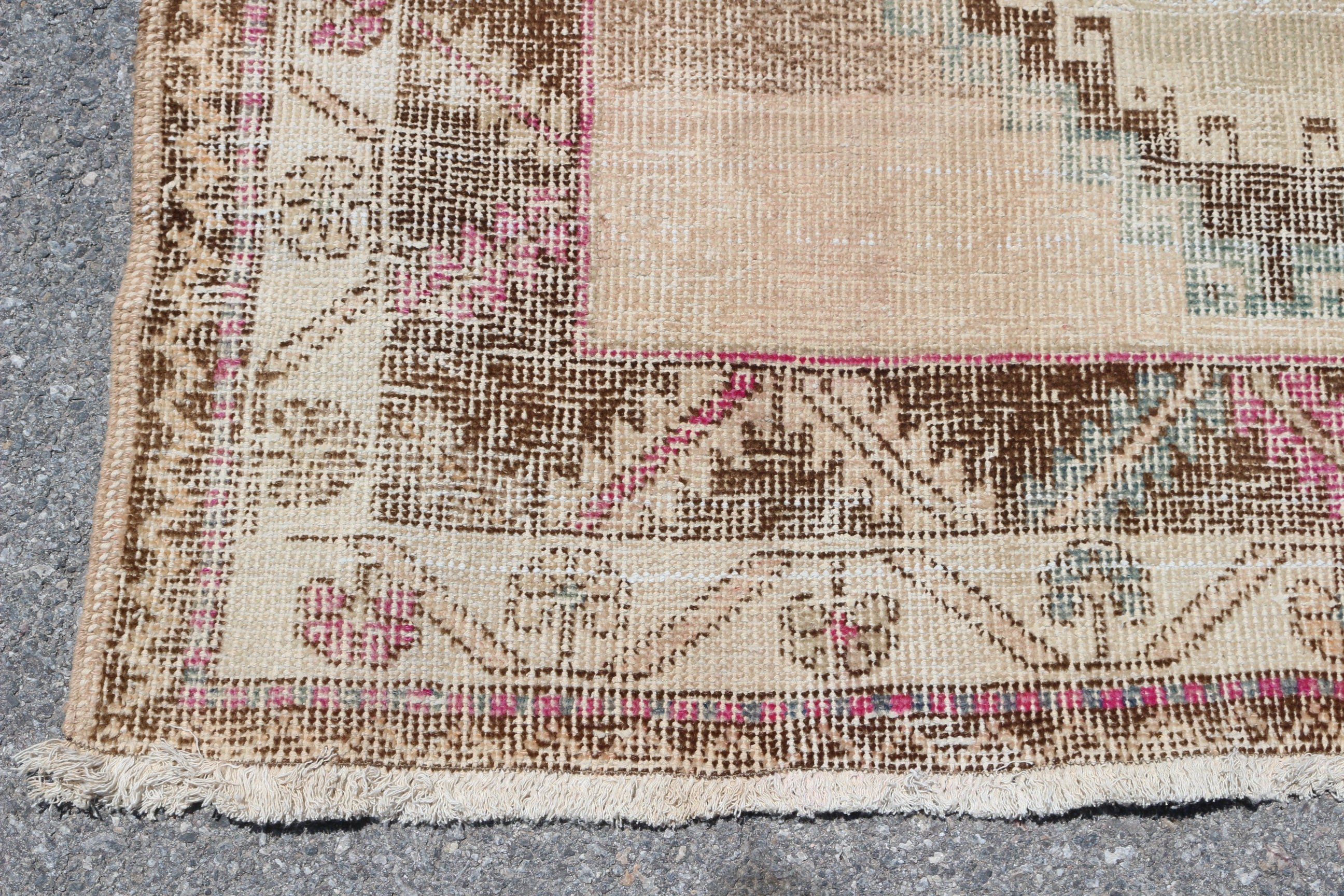 Dining Room Rugs, Vintage Rugs, Anatolian Rugs, Kitchen Rug, Rugs for Kitchen, 4.3x8.2 ft Area Rug, Turkish Rugs, Beige Home Decor Rug