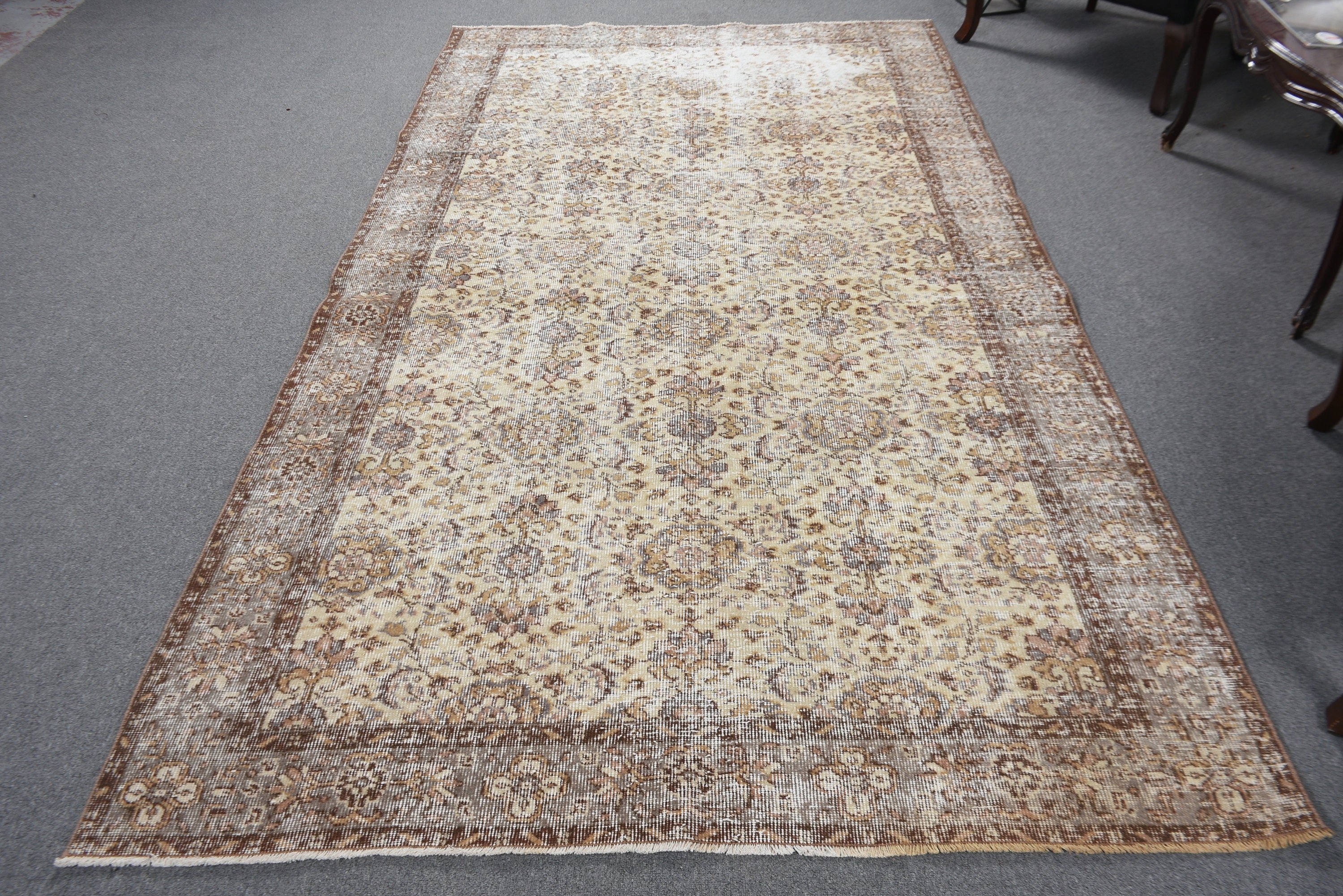 Flatweave Rugs, Beige Wool Rug, Bedroom Rug, Turkish Rugs, Dining Room Rug, Aesthetic Rug, 5.2x9.2 ft Large Rug, Vintage Rug, Neutral Rug