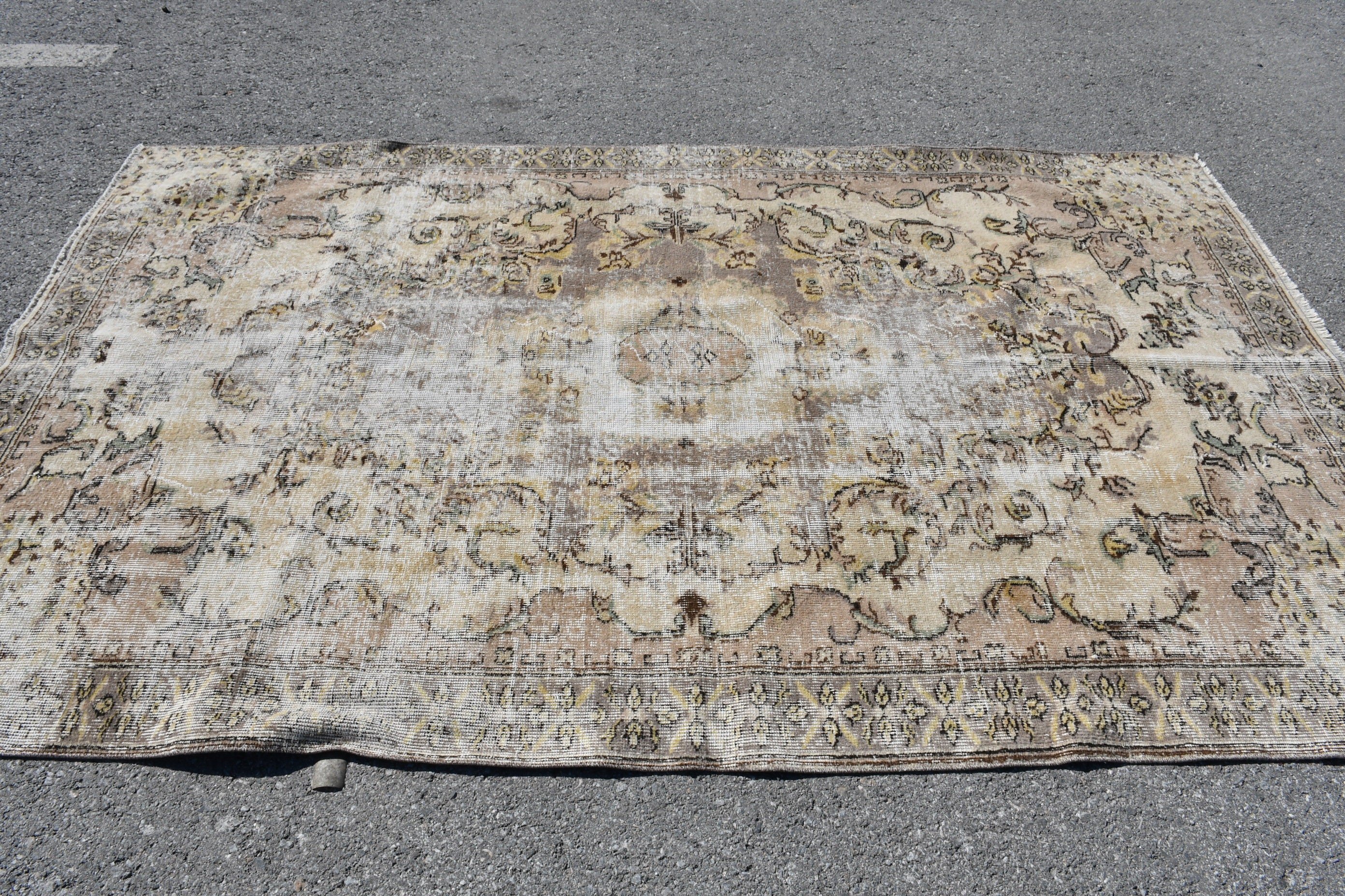 Living Room Rug, Dining Room Rug, Vintage Rug, Turkish Rug, Floor Rug, Bedroom Rug, Moroccan Rugs, Pink Moroccan Rug, 5.2x8.5 ft Large Rug