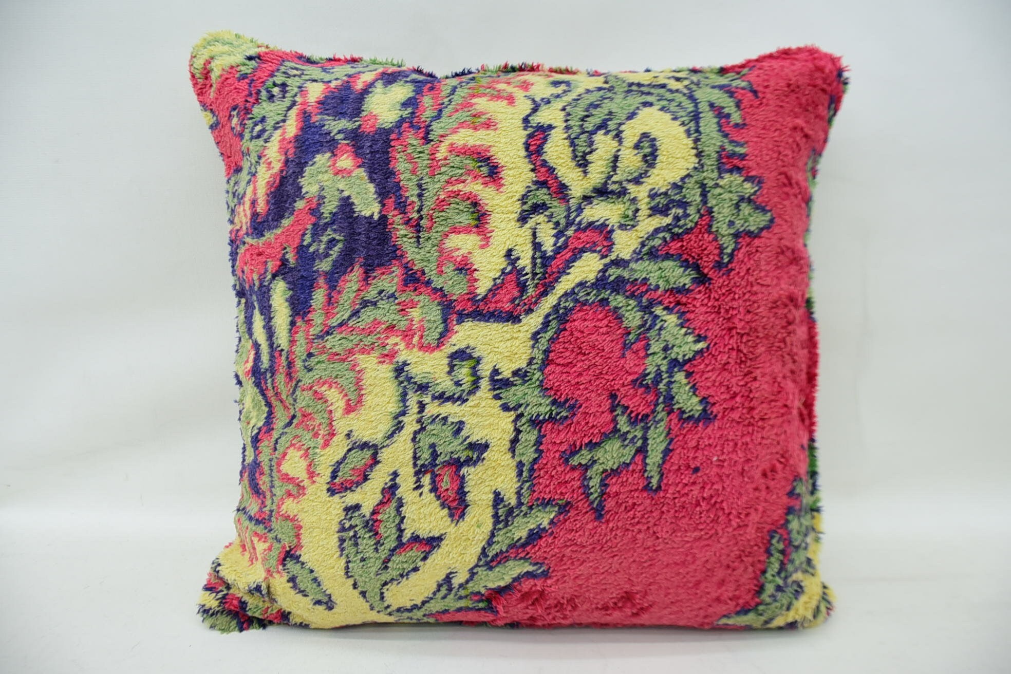 Interior Designer Pillow, 16"x16" Pink Cushion Cover, Home Decor Pillow, Pillow for Couch, Hippie Throw Cushion Cover