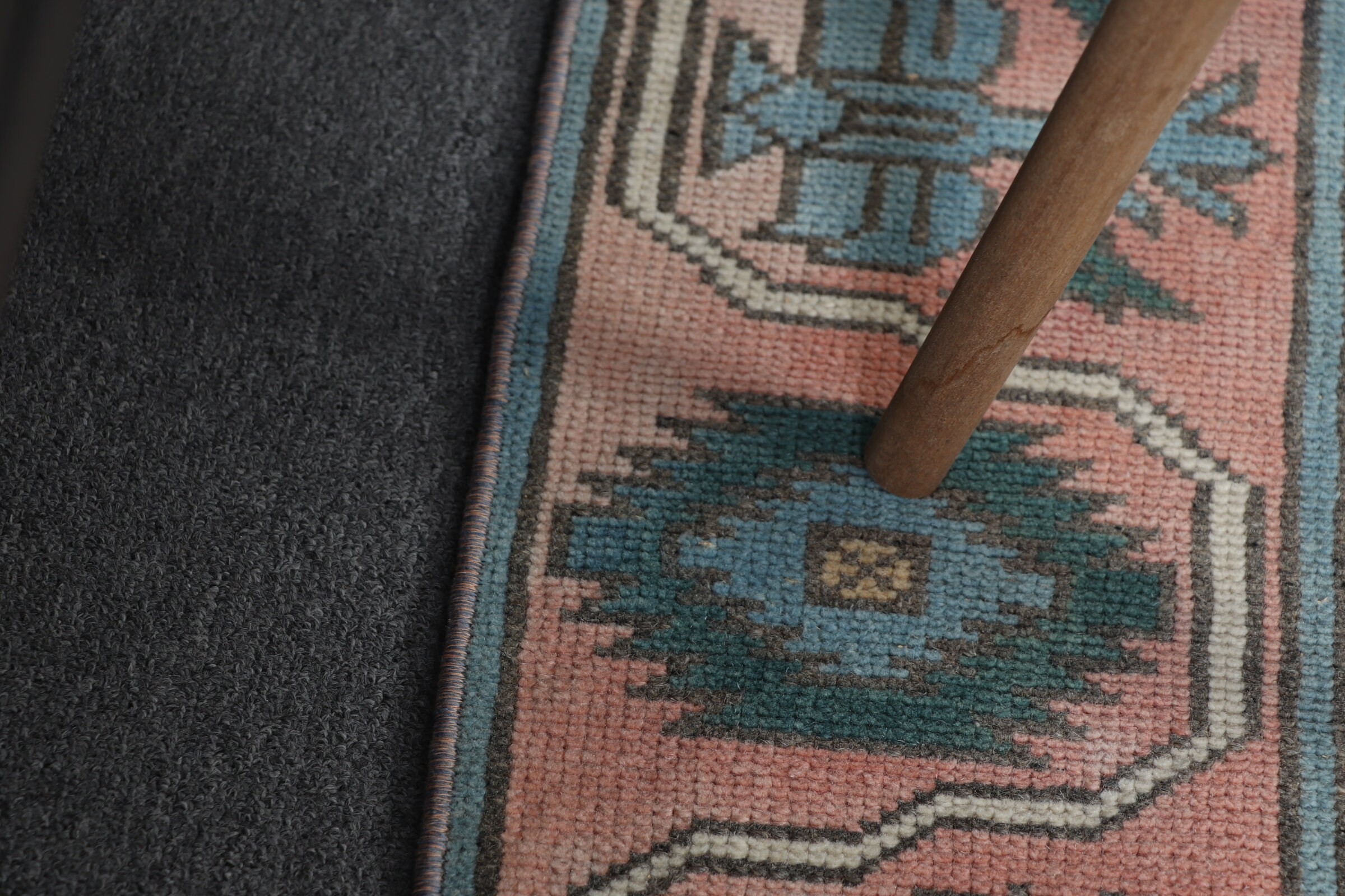 Turkish Rug, Organic Rug, Oriental Rug, Home Decor Rugs, Vintage Rugs, Kitchen Rugs, Pink  5.1x7.6 ft Area Rugs, Indoor Rugs