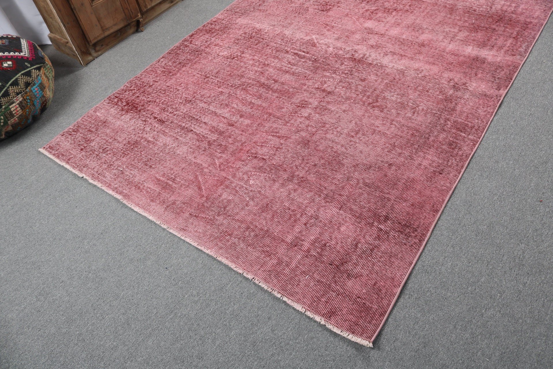 Bedroom Rugs, Vintage Rug, Red Oushak Rug, 5.4x8 ft Large Rug, Oriental Rug, Turkish Rug, Rugs for Salon, Dining Room Rugs, Antique Rugs