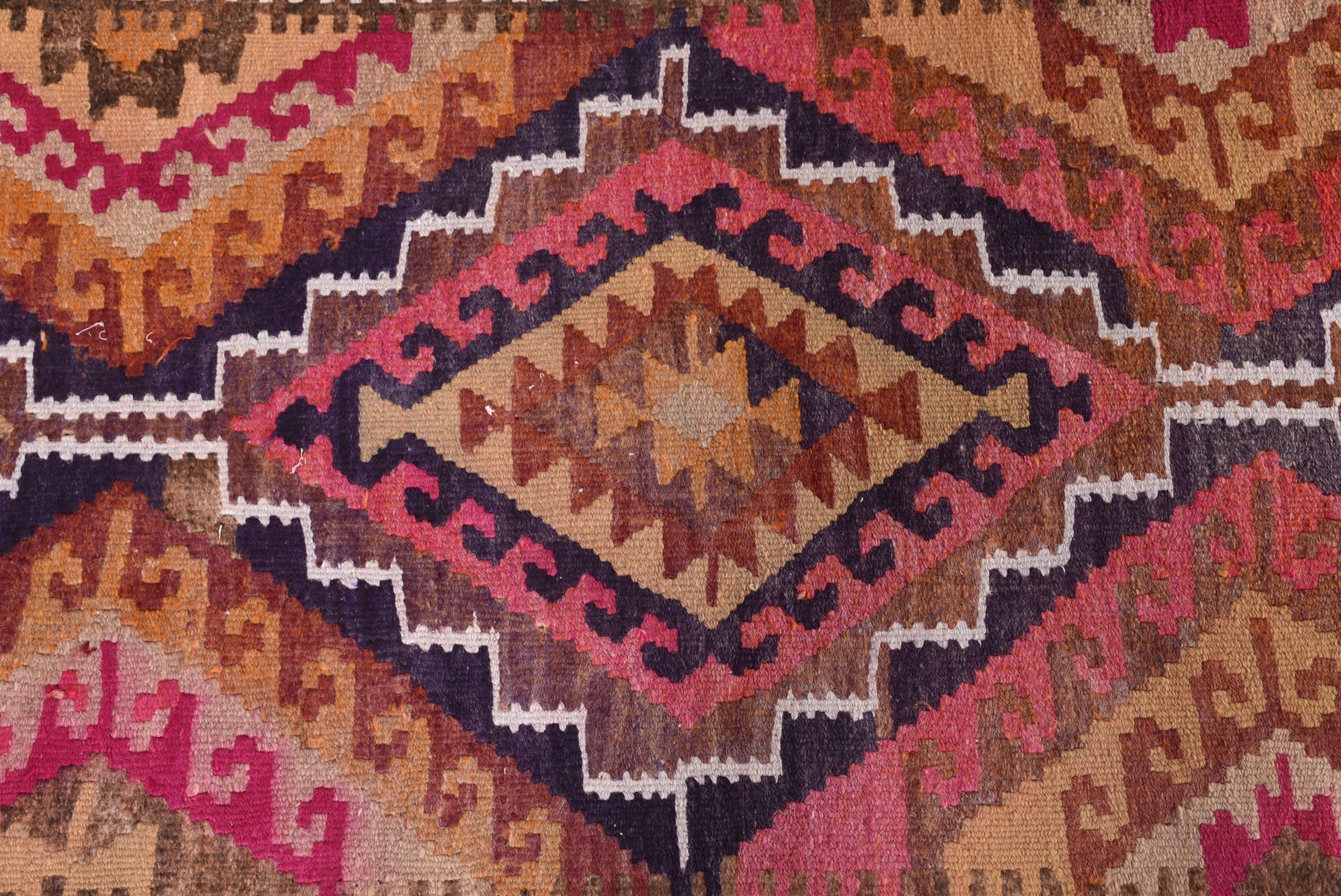 Türk Halısı, Vintage Halılar, Yatak Odası Halısı, Harika Halılar, Kahverengi 2.7x10.5 ft Runner Halıları, Koridor Halısı, Vintage Runner Halıları