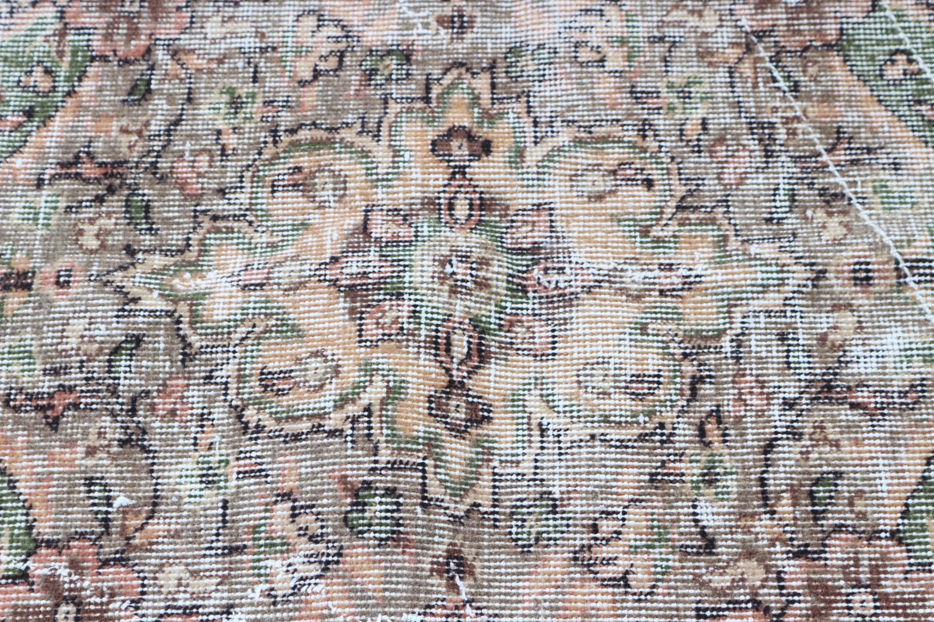 Organic Rug, Dining Room Rugs, Turkish Rug, 5.2x9.3 ft Large Rugs, Bedroom Rug, Wool Rug, Vintage Rugs, Brown Anatolian Rug