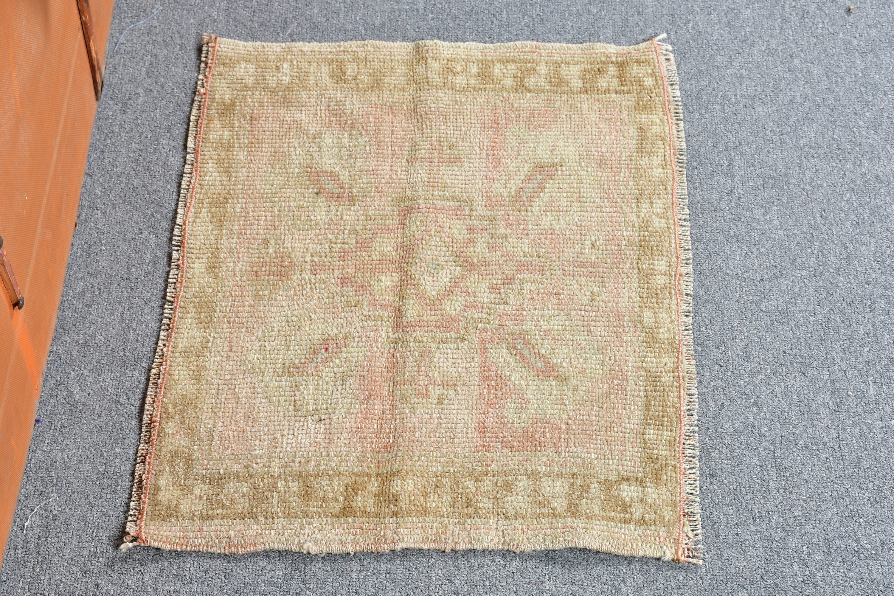 Vintage Halı, Türk Halıları, Araba Paspas Halısı, Fas Halısı, Estetik Halı, Yatak Odası Halısı, 1.4x1.8 ft Küçük Halı, Yeşil Oryantal Halı, Mutfak Halıları