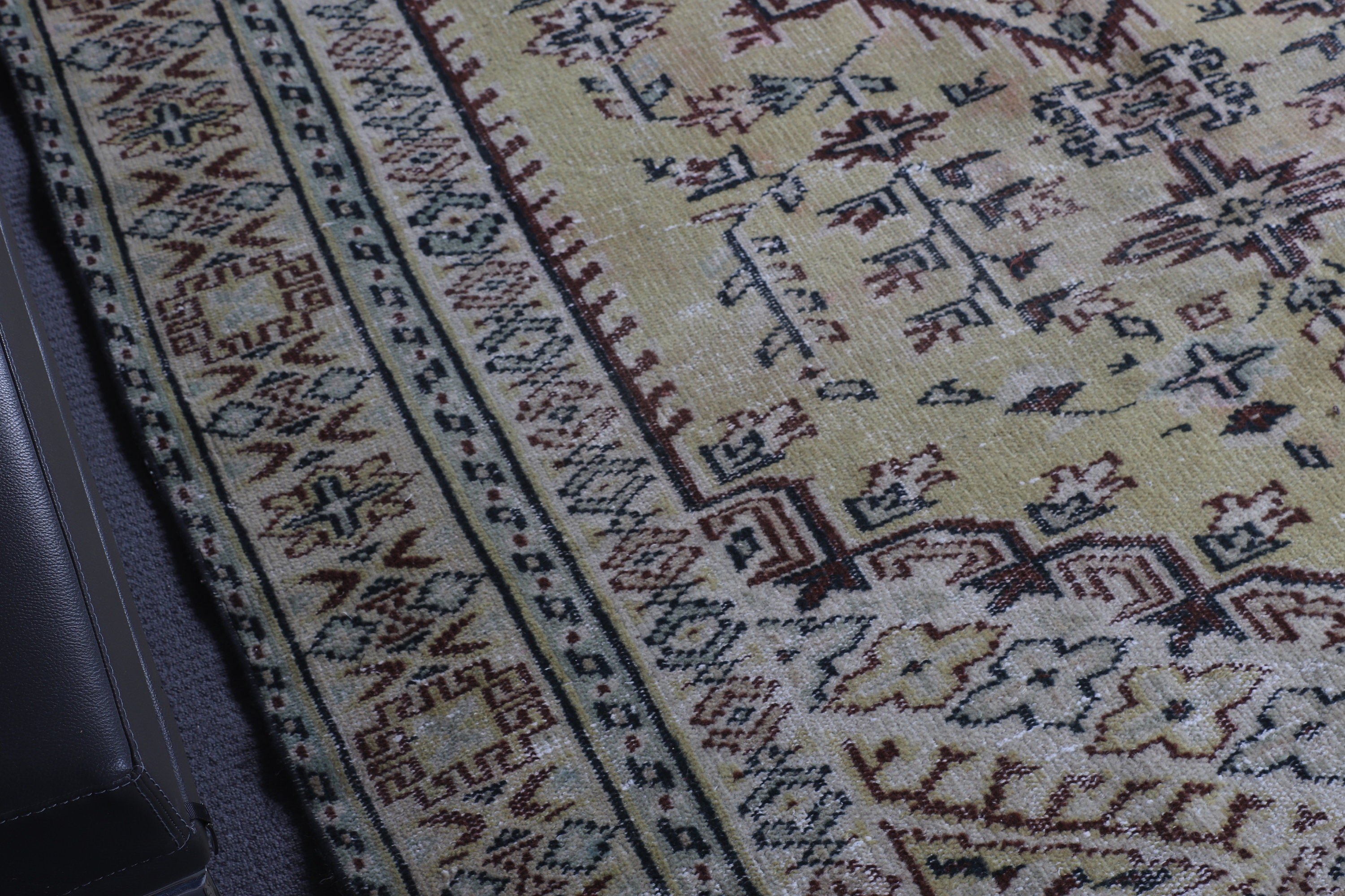 5.6x8.9 ft Büyük Halı, Büyük Oushak Halıları, Büyük Boho Halısı, Vintage Halı, Türk Halıları, Ev Dekor Halıları, Fas Halısı, Kahverengi Fas Halıları