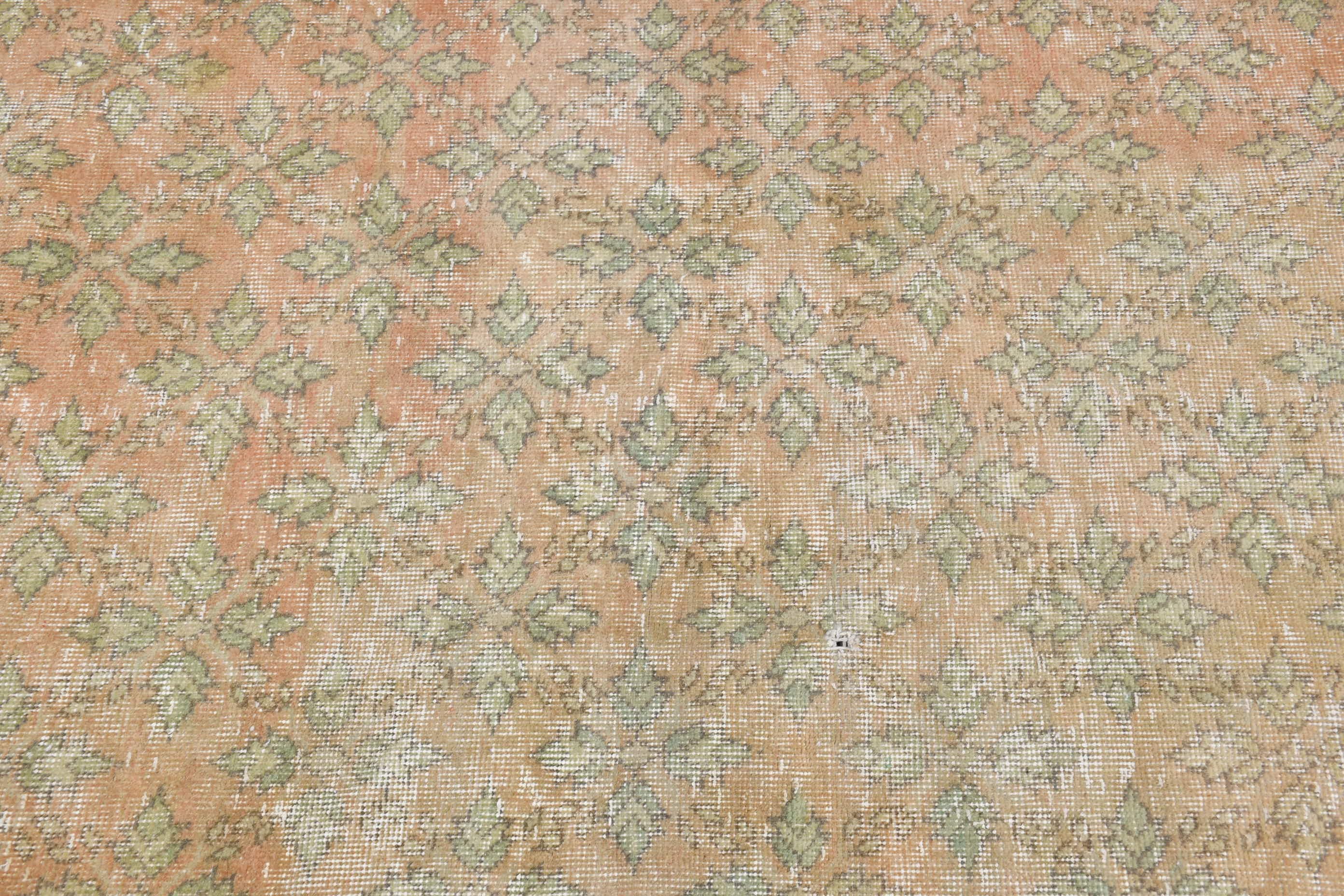 Living Room Rug, 3.7x6.7 ft Area Rug, Tribal Rug, Turkish Rugs, Rugs for Nursery, Orange Bedroom Rug, Antique Rugs, Floor Rugs, Vintage Rug