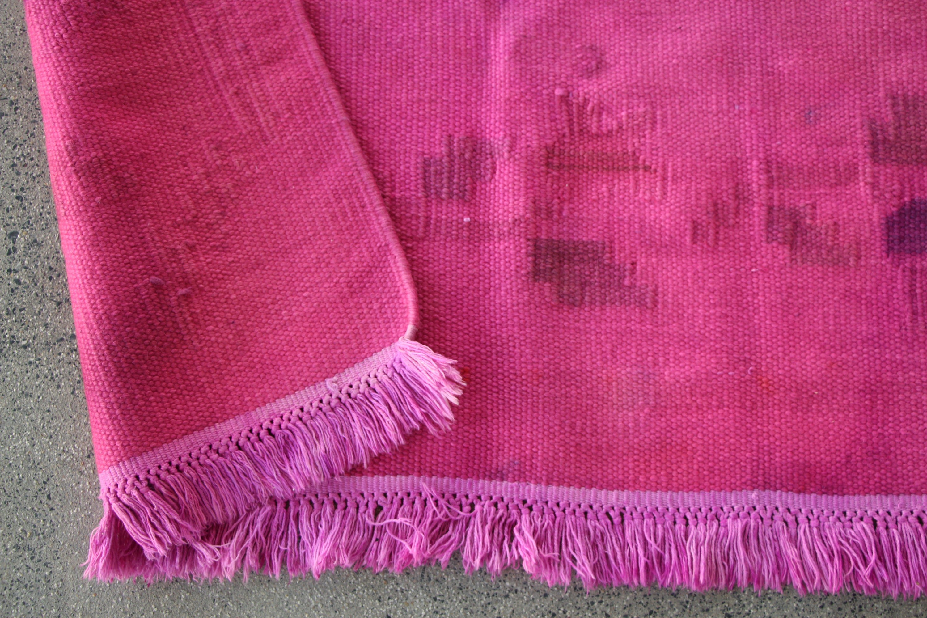 Rugs for Entry, Oushak Rugs, Pink Kitchen Rug, Kilim, Old Rug, Vintage Rug, Moroccan Rug, Nursery Rug, 3.8x5.7 ft Accent Rugs, Turkish Rug