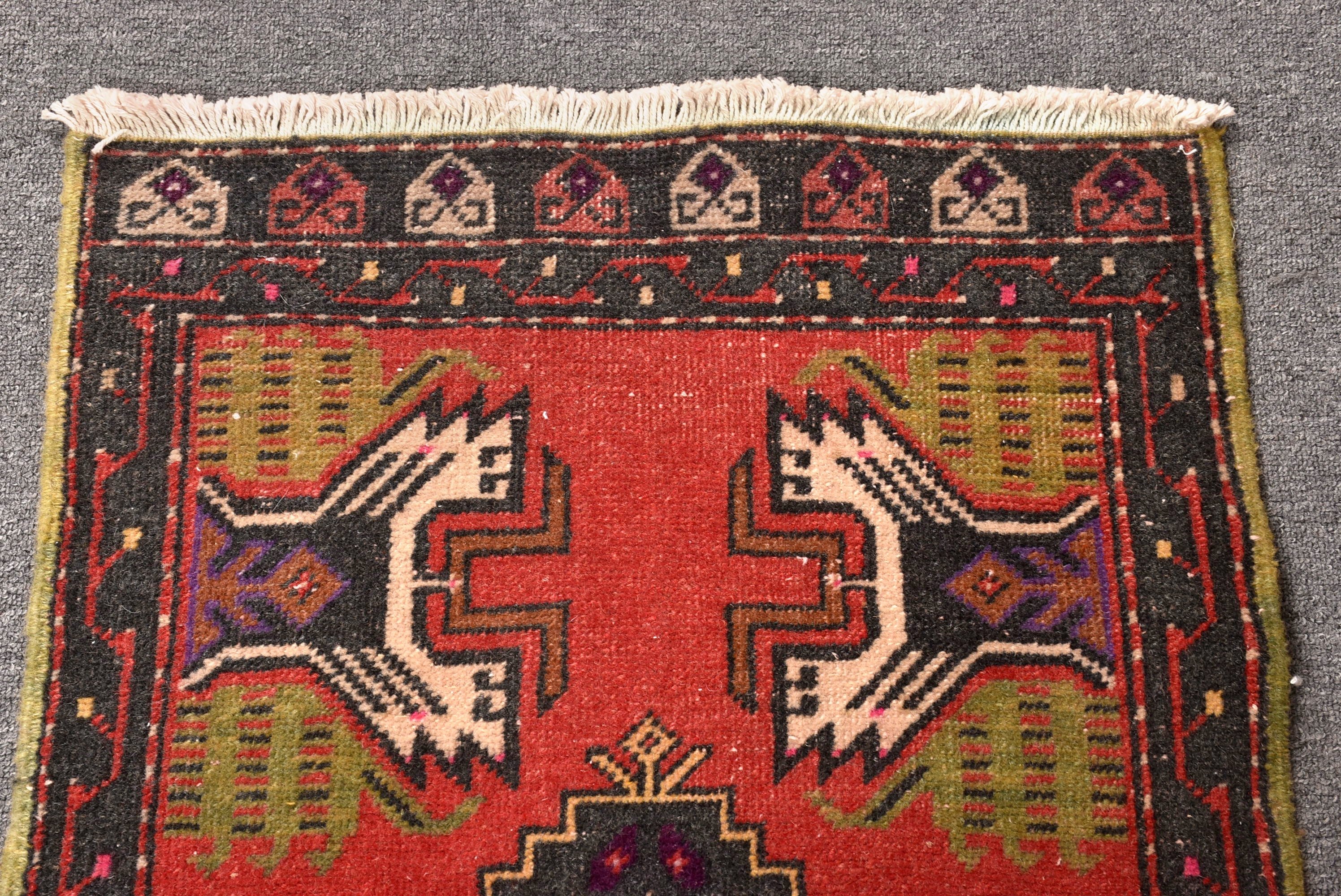 Yatak Odası Halıları, 1.8x3.3 ft Küçük Halı, Çocuk Halıları, Vintage Halı, Boho Halıları, Kırmızı Mutfak Halıları, Türk Halısı, Geometrik Halı, Paspas Halıları