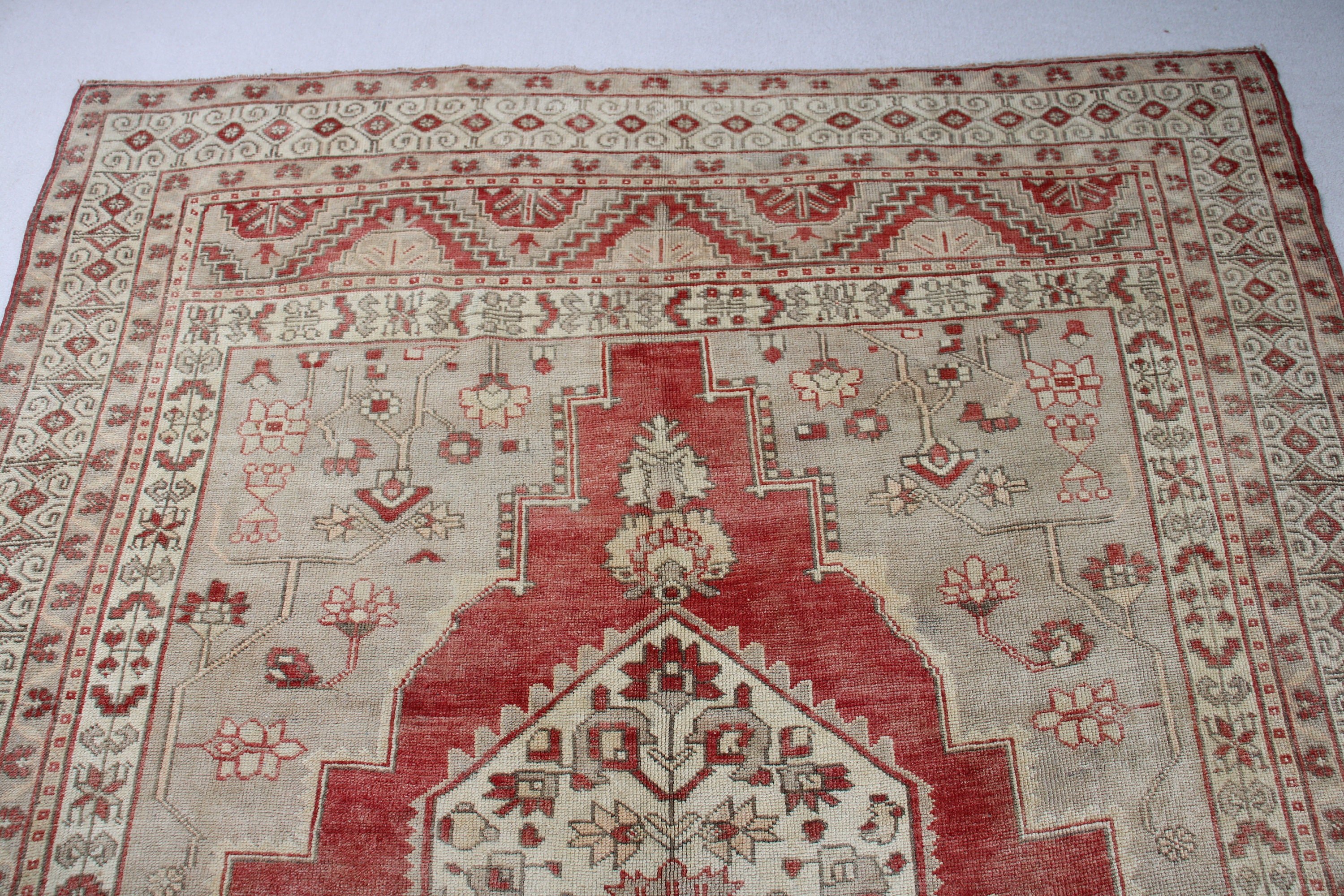 Turkish Rug, Oversize Turkish Rug, Vintage Rugs, Salon Rugs, Statement Rug, Antique Rugs, 6.6x11.4 ft Oversize Rugs, Beige Anatolian Rugs