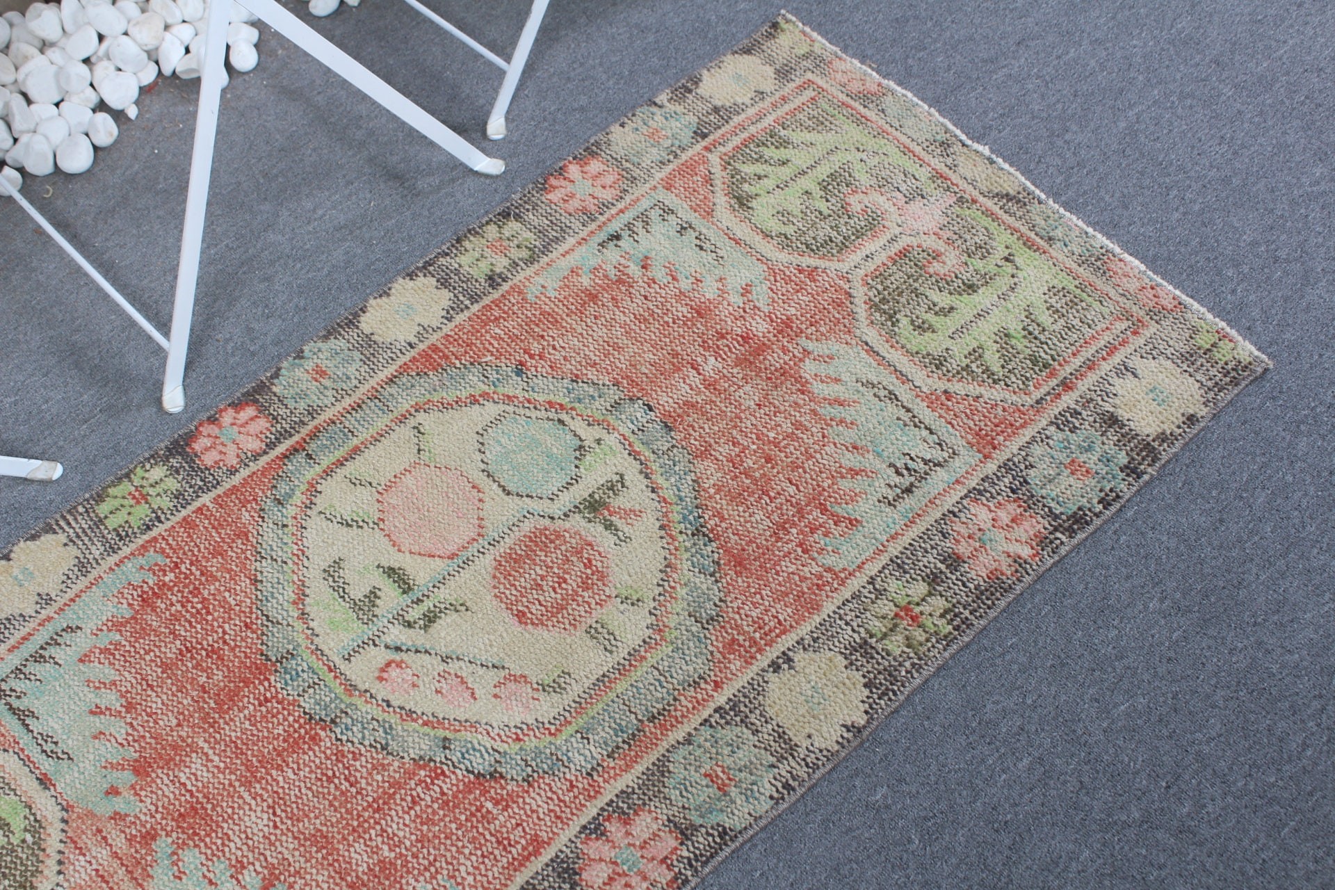 2.3x4.6 ft Small Rug, Bath Rug, Door Mat Rugs, Red Home Decor Rug, Turkish Rug, Vintage Rugs, Moroccan Rug, Floor Rug, Rugs for Bathroom