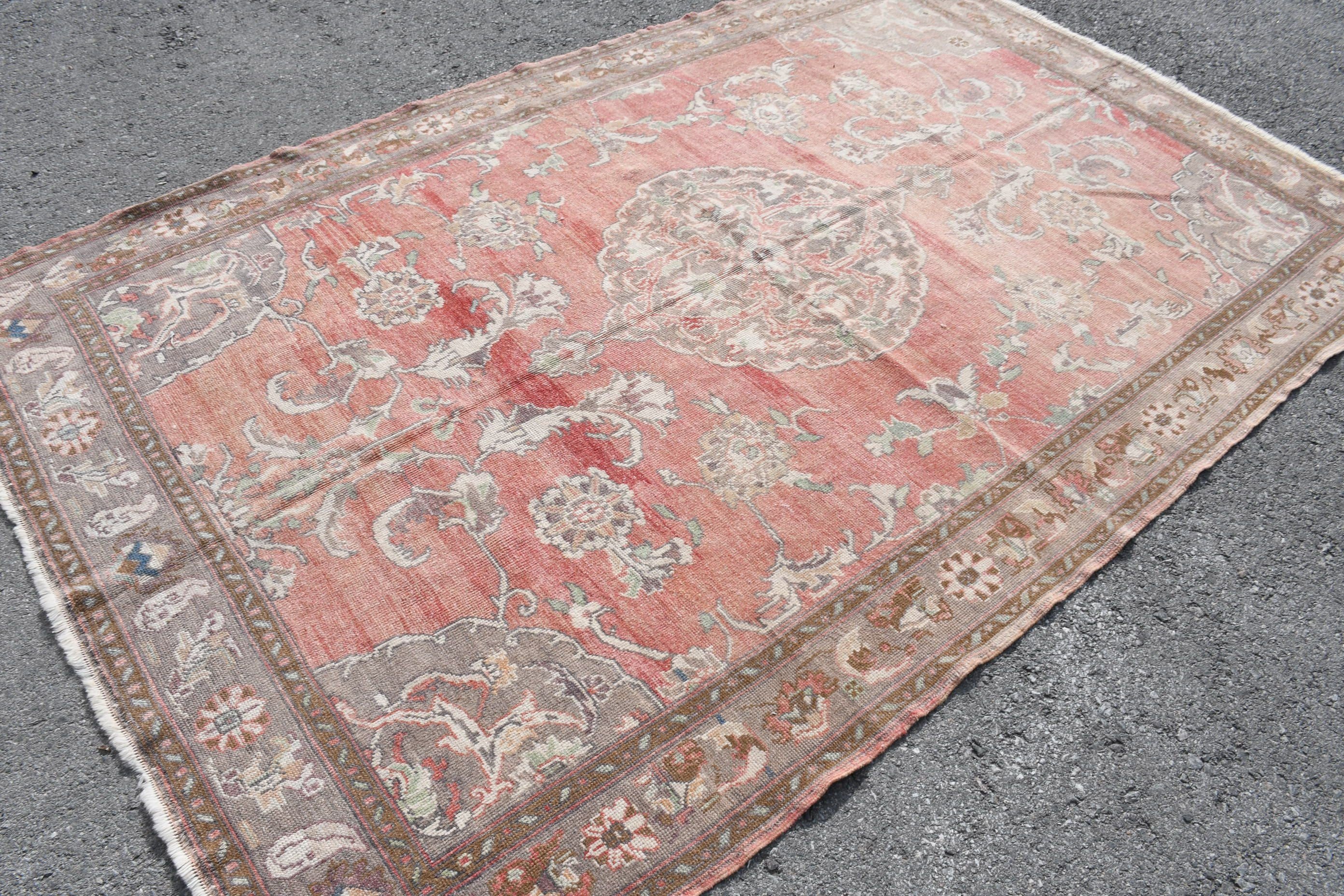 Living Room Rugs, Dining Room Rug, Wool Rug, Vintage Rug, Gray  5.4x8.6 ft Large Rug, Turkish Rug, Old Rug