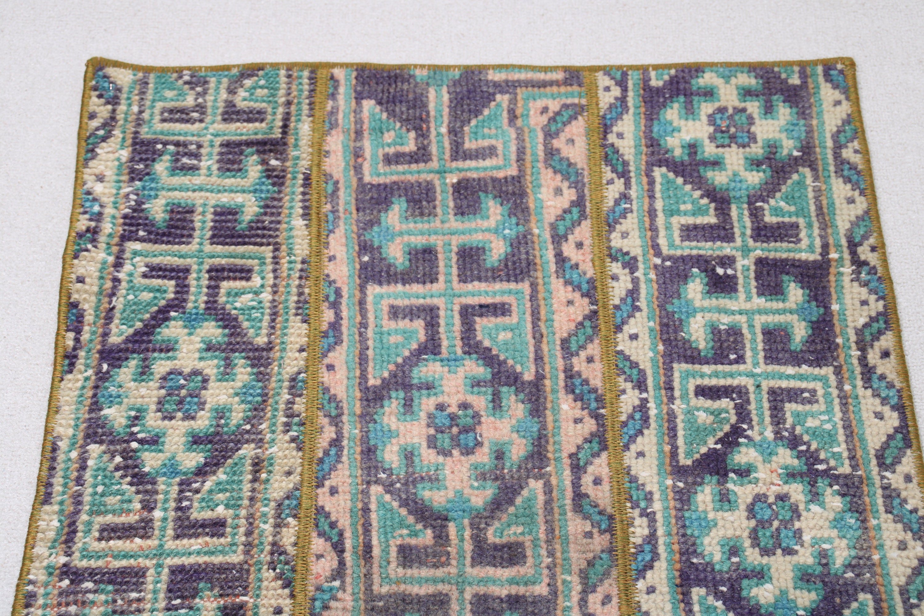 1.9x3.9 ft Small Rug, Rugs for Entry, Boho Rugs, Bath Rugs, Nursery Rugs, Turkish Rug, Vintage Rugs, Modern Rug, Green Antique Rug