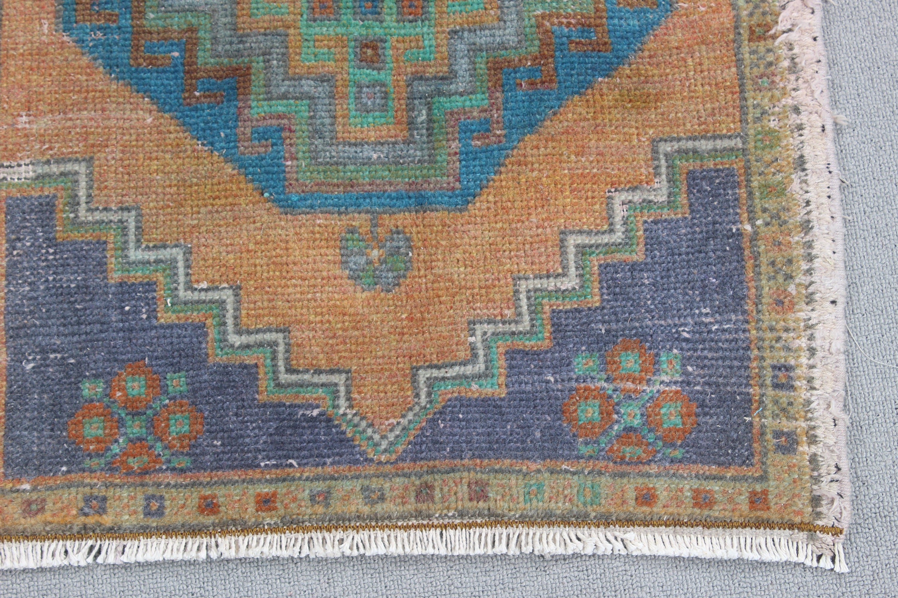 Vintage Rugs, Entry Rug, Turkish Rugs, Flatweave Rugs, Bath Rugs, Rugs for Bath, Bronze Moroccan Rug, 1.7x3 ft Small Rugs, Home Decor Rug