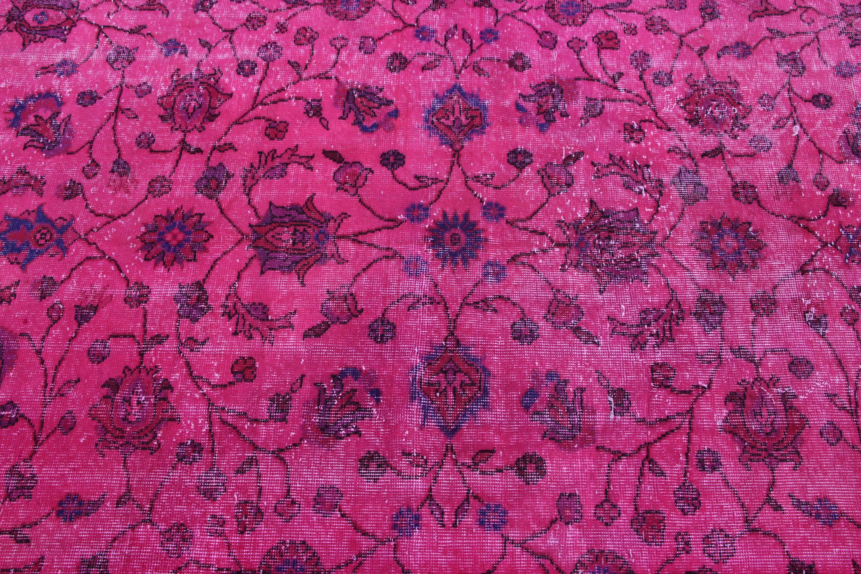 Mutfak Halısı, Ev Dekor Halıları, Yatak Odası Halısı, Türk Halıları, Pembe Yatak Odası Halısı, Organik Halı, Yemek Odası Halısı, 3,9x7,8 ft Alan Halısı, Vintage Halı