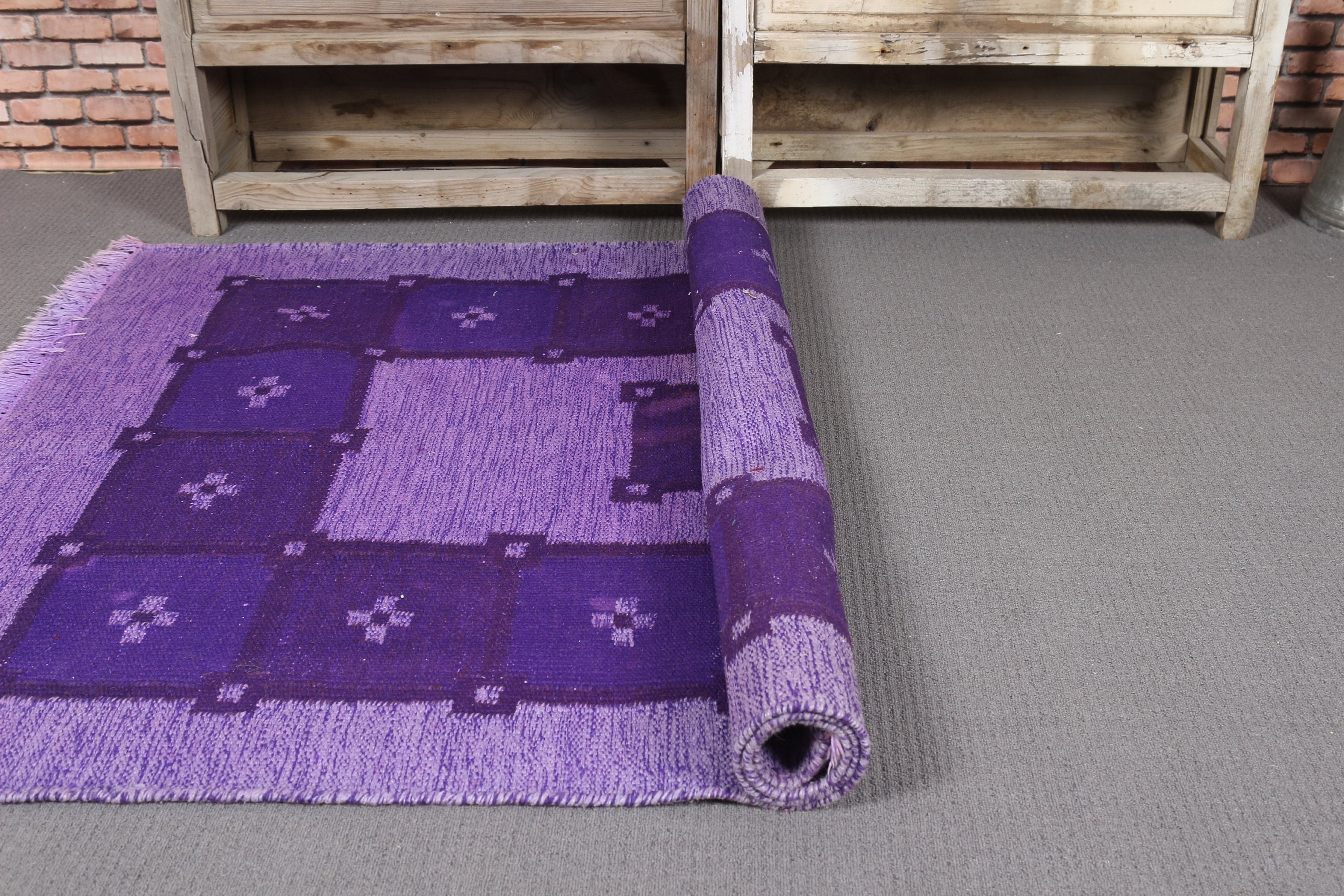 Vintage Rug, Kitchen Rug, Purple Antique Rugs, Old Rug, Bedroom Rugs, Turkish Rug, 3.9x5.8 ft Accent Rugs, Kilim, Antique Rug, Moroccan Rug