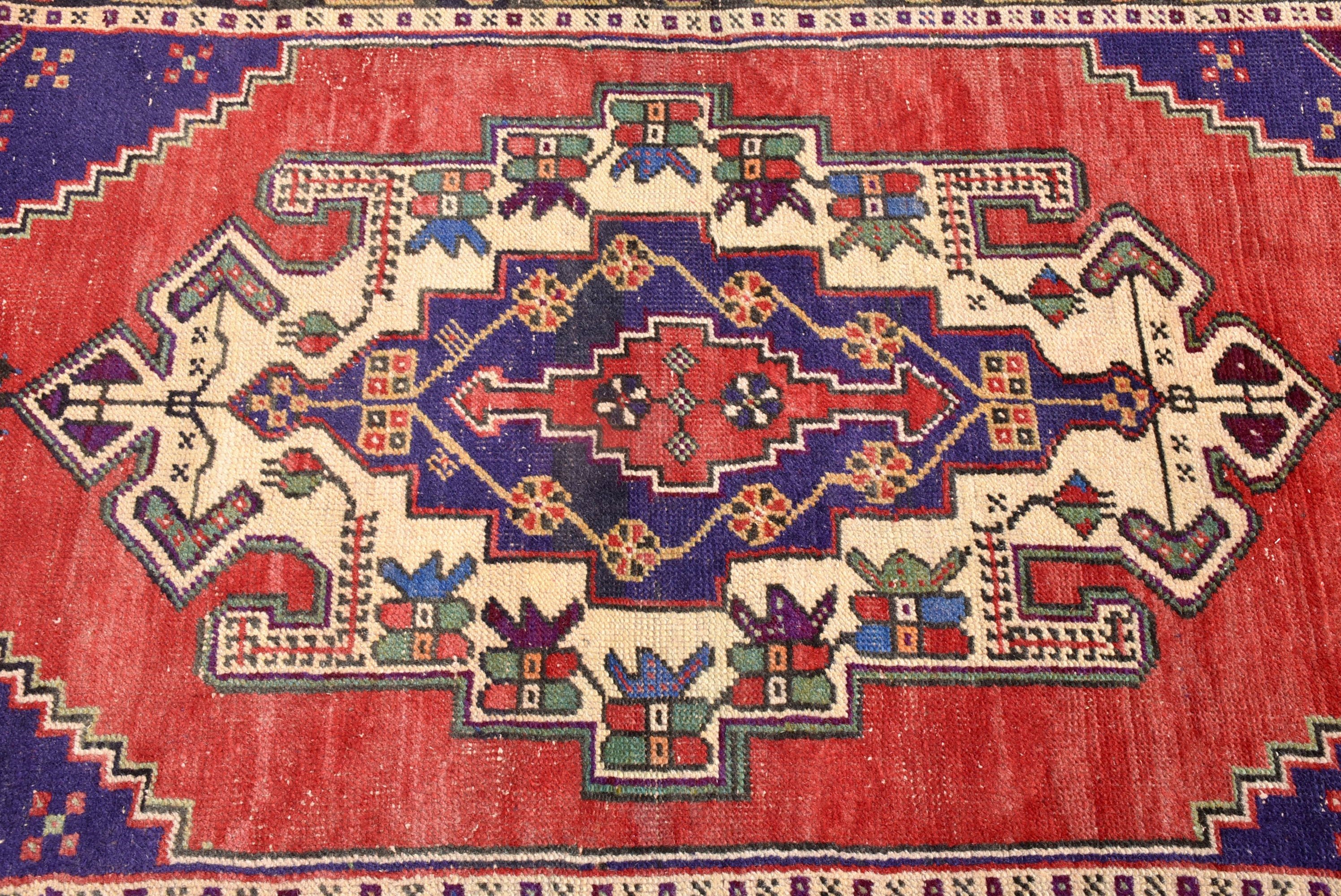 Yemek Odası Halısı, Antika Halılar, Kırmızı Anadolu Halıları, Boho Bölge Halısı Halıları, Yatak Odası Halısı, 3,9x6,9 ft Alan Halısı, Vintage Halı, Türk Halısı, Boho Halısı