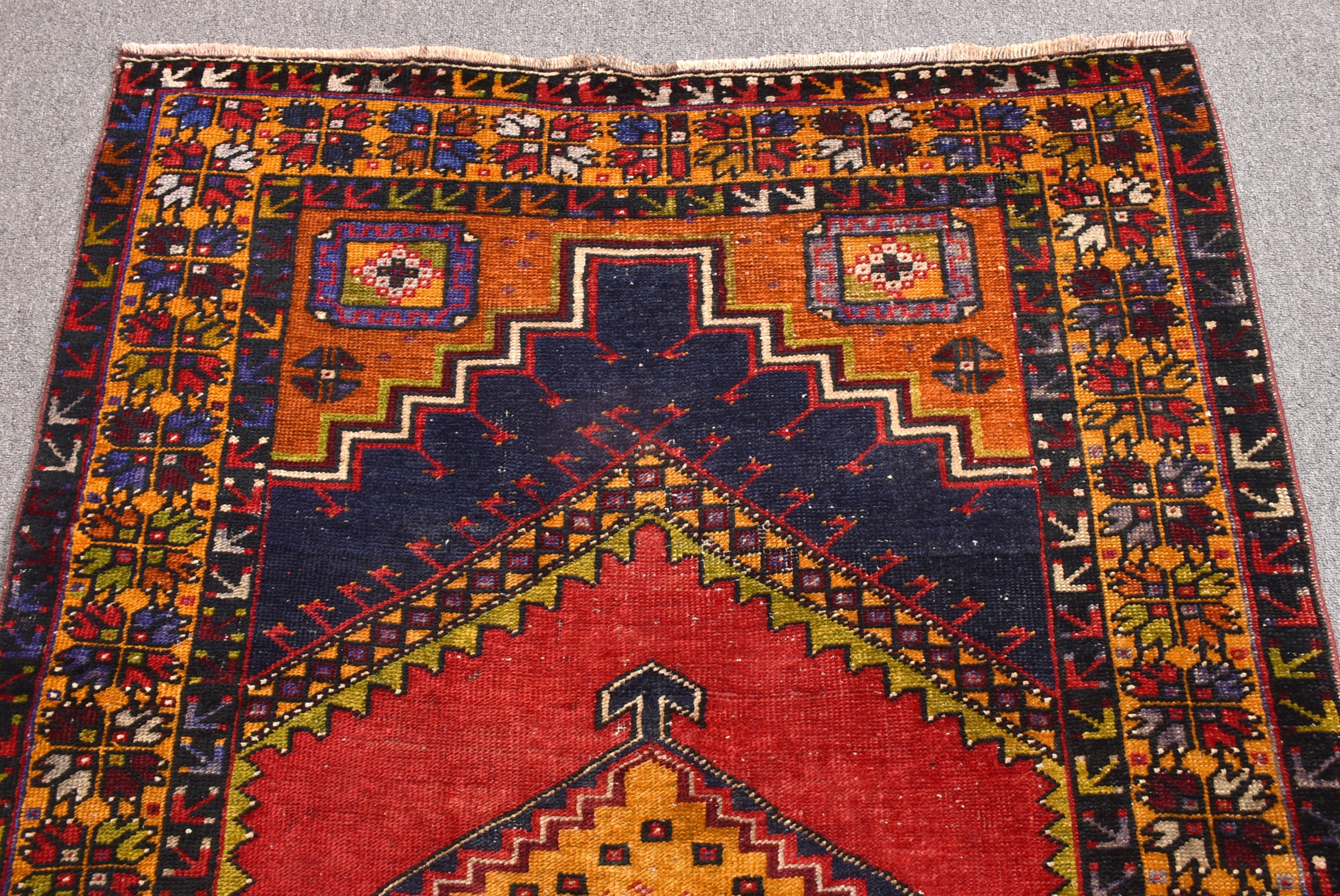 Sarı Soğuk Halı, Vintage Halılar, Anadolu Halısı, Çocuk Halısı, Türk Halısı, Vintage Vurgulu Halılar, Yatak Odası Halıları, 3,5x6,5 ft Aksan Halıları, Boho Halısı