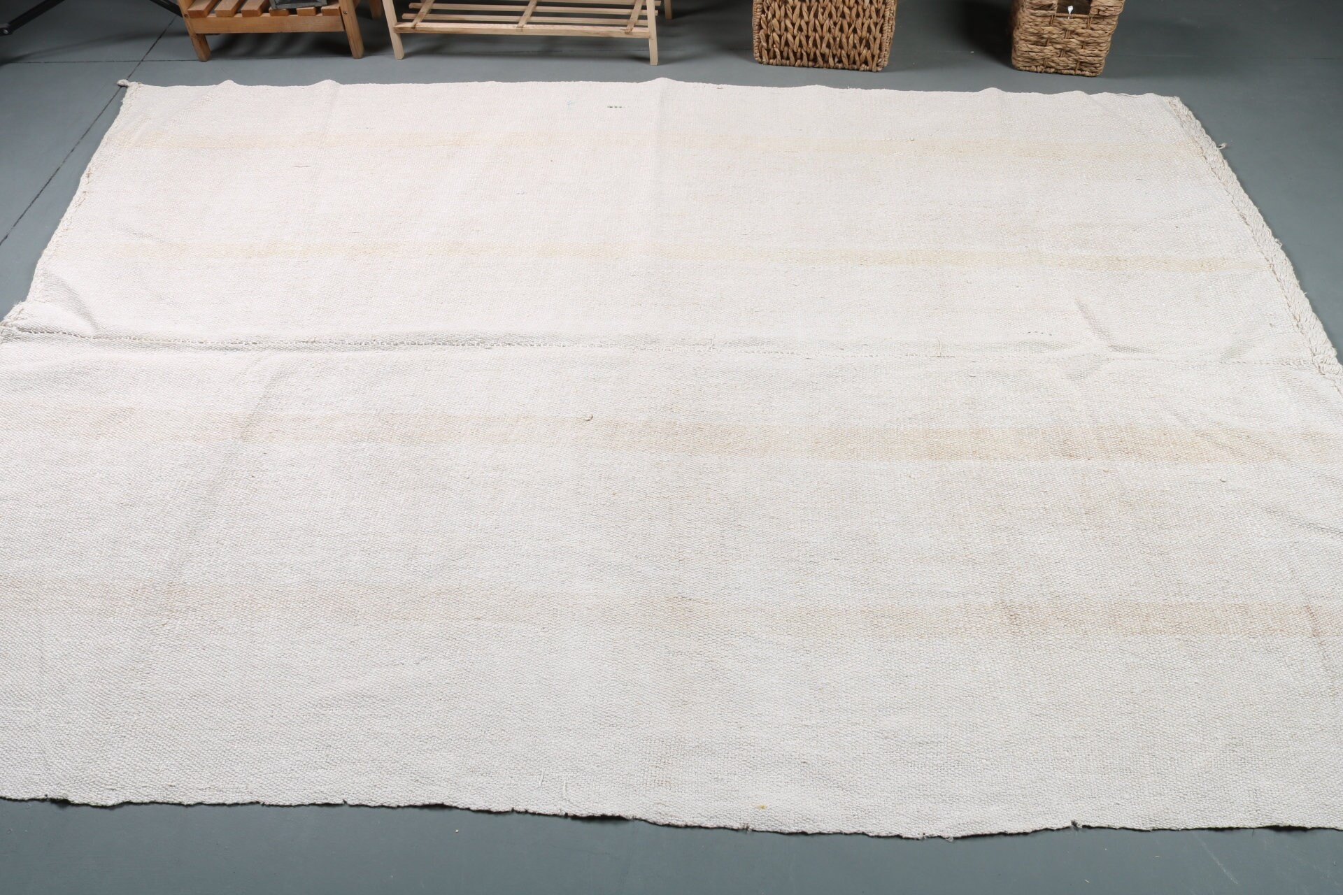 Salon Halısı, Türk Halıları, Yatak Odası Halısı, Yemek Odası Halıları, Soluk Halı, Renkli Halı, 5.6x7.9 ft Büyük Halı, Anadolu Halısı, Vintage Halı