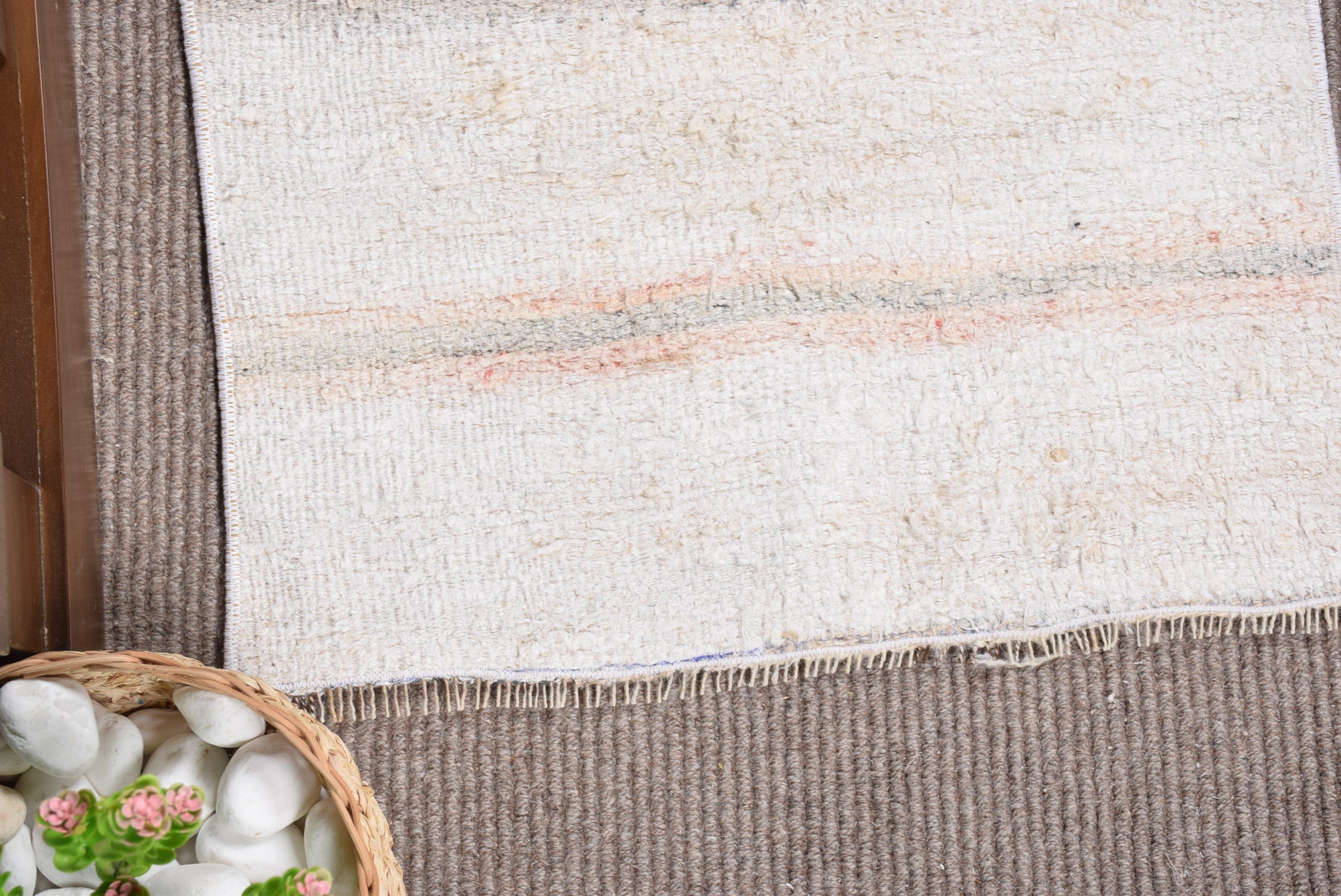 Kitchen Rug, Oushak Rugs, 1.8x3.3 ft Small Rug, Vintage Rugs, Turkish Rug, Home Decor Rug, Bath Rug, Beige Antique Rug, Rugs for Kitchen