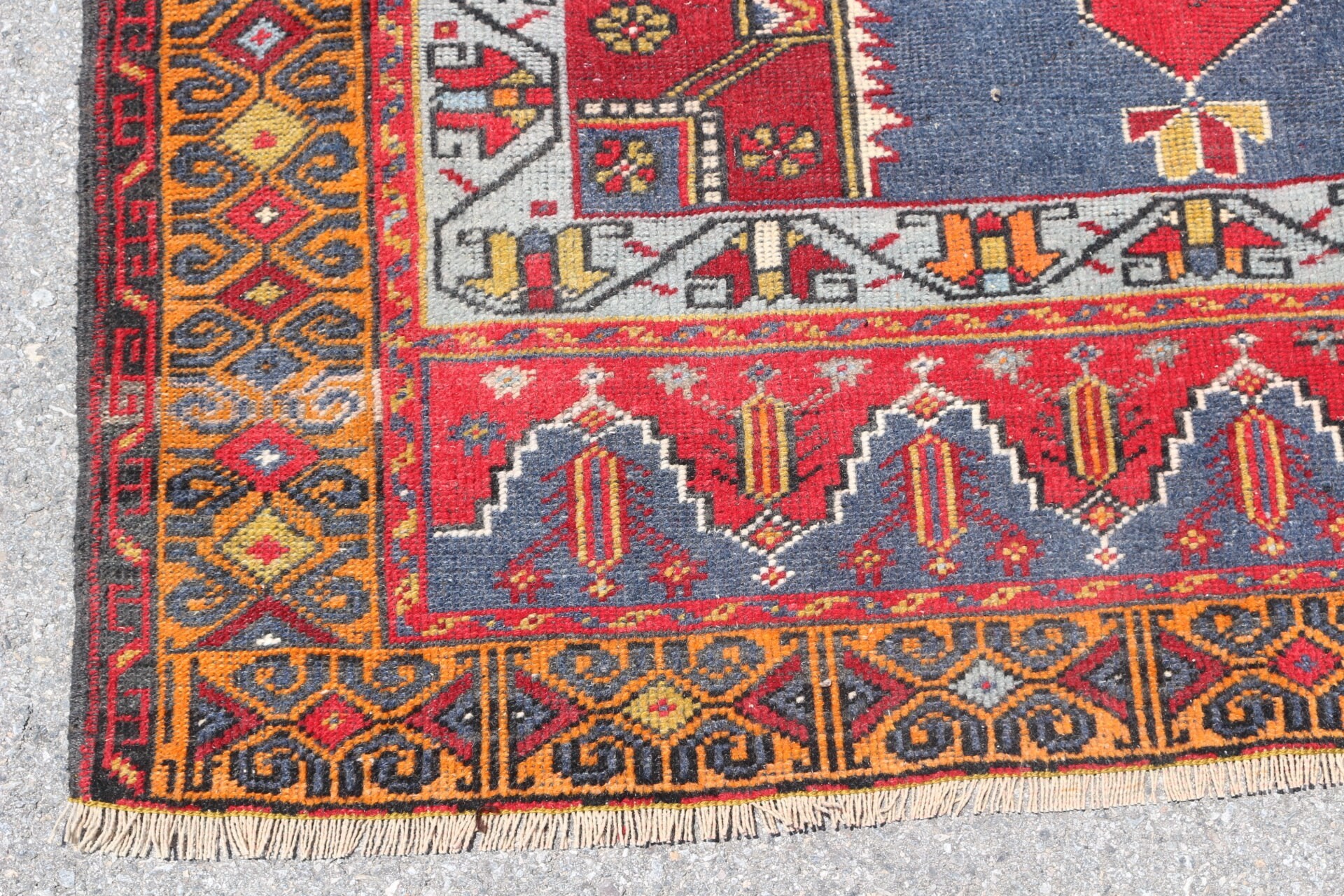 Red Cool Rug, Vintage Rug, Oriental Rugs, Bedroom Rug, 4.8x9.3 ft Large Rug, Large Wool Rug Rugs, Dining Room Rugs, Wool Rug, Turkish Rugs